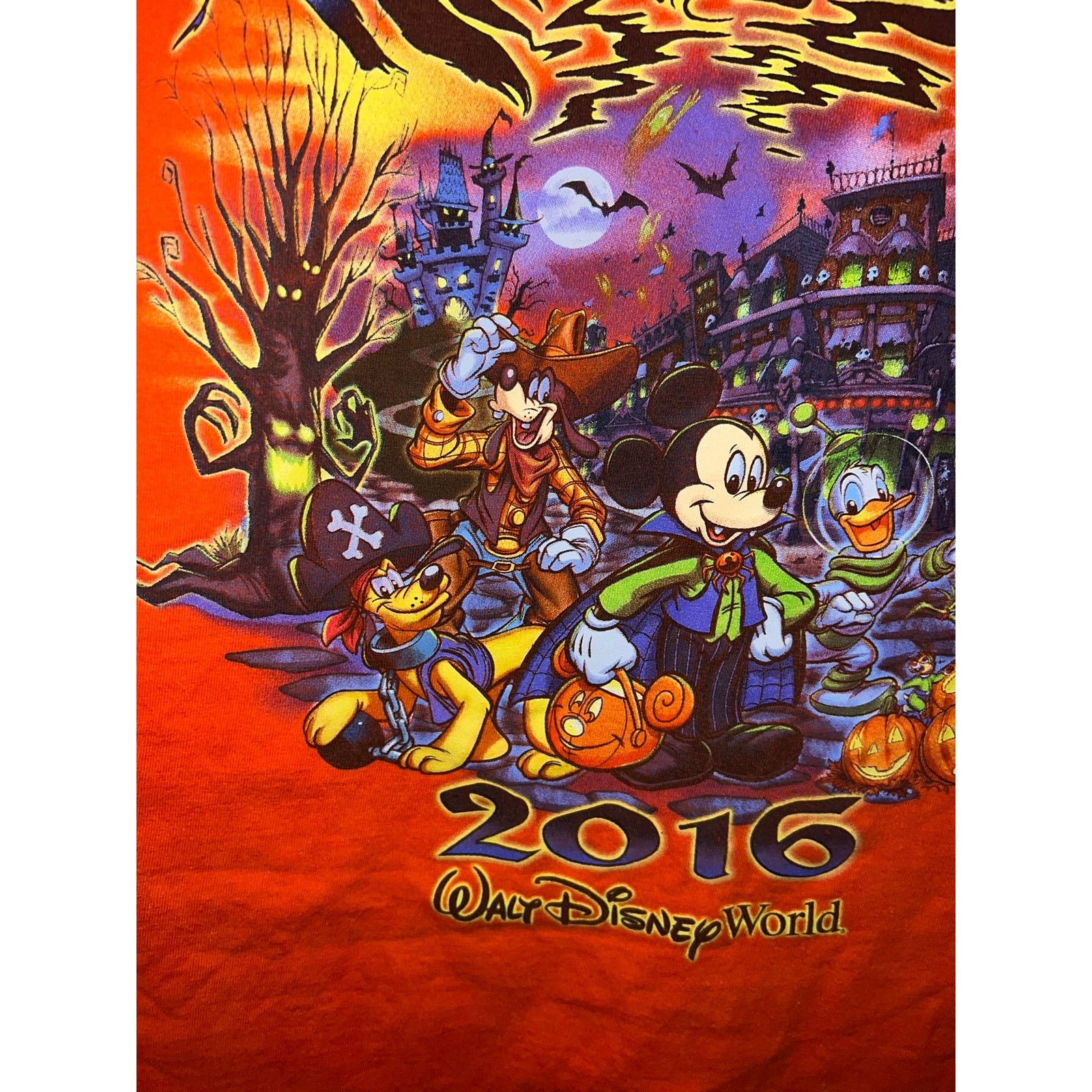 Disney 2016 Halloween Walt Disney World Mickey Shirt Tee XL 2010s Size US XL / EU 56 / 4 - 3 Thumbnail