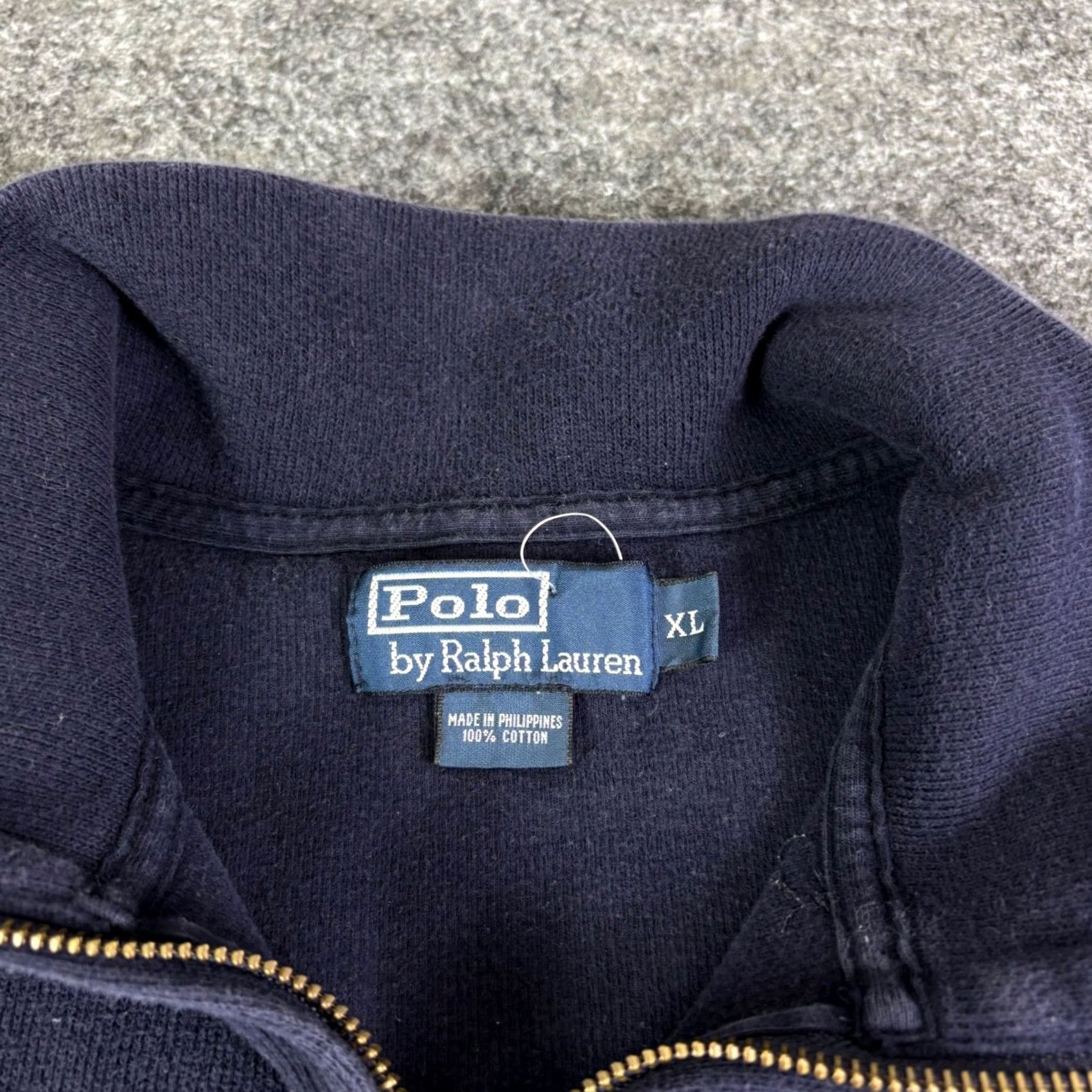 Polo Ralph Lauren Polo Ralph Lauren Mens XL Navy Blue Mock Neck Knit Pullover Sweater Size US XL / EU 56 / 4 - 5 Thumbnail