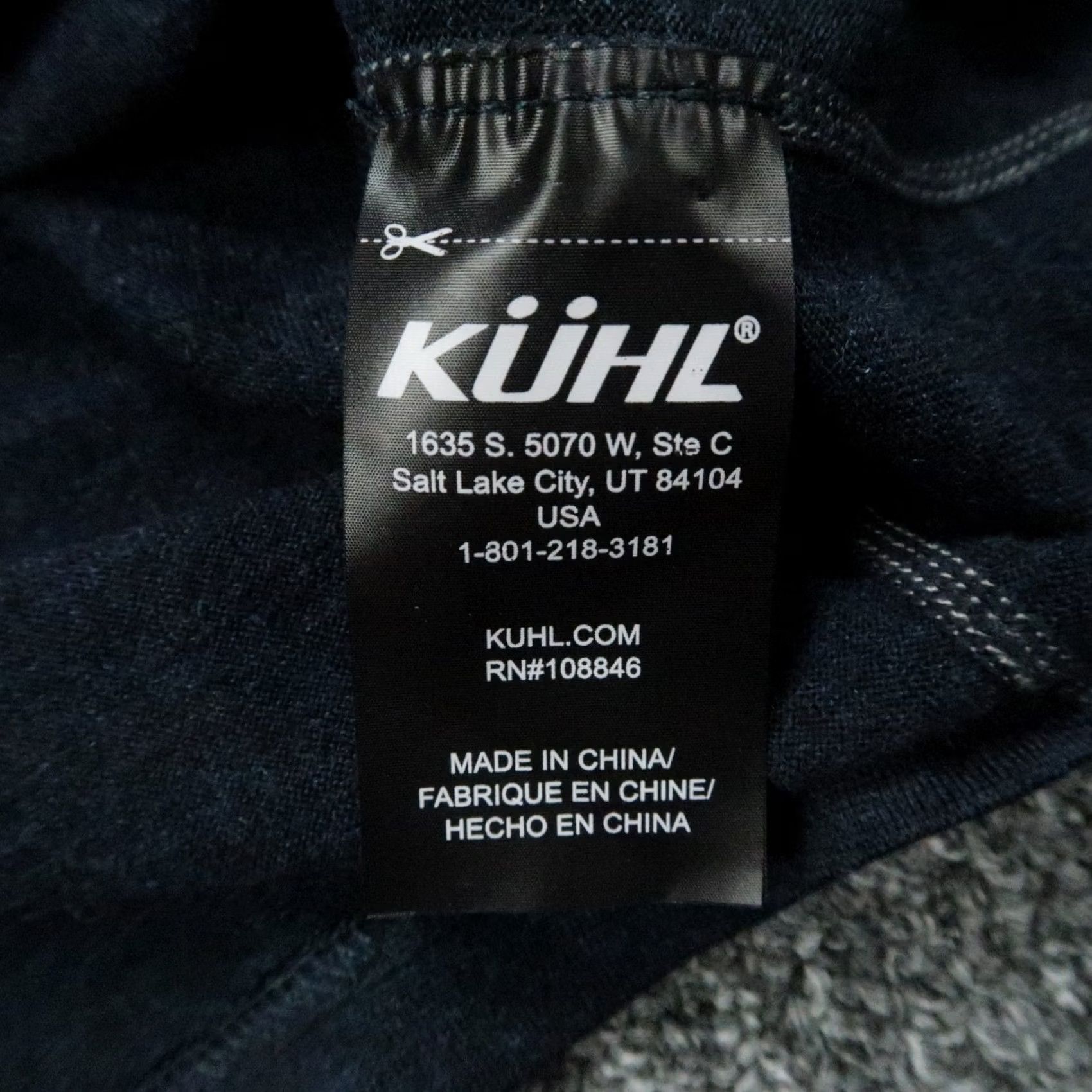 Layer 8 Kuhl Sweater Mens Medium Blue Quarter Zip Merino Wool Mid Layer Size US M / EU 48-50 / 2 - 5 Thumbnail