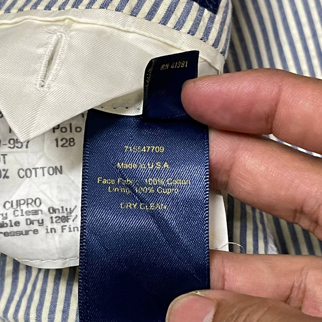 Polo Ralph Lauren PRL Polo Ralph Lauren Hickory Striped Jacket Blazer Size US M / EU 48-50 / 2 - 12 Thumbnail
