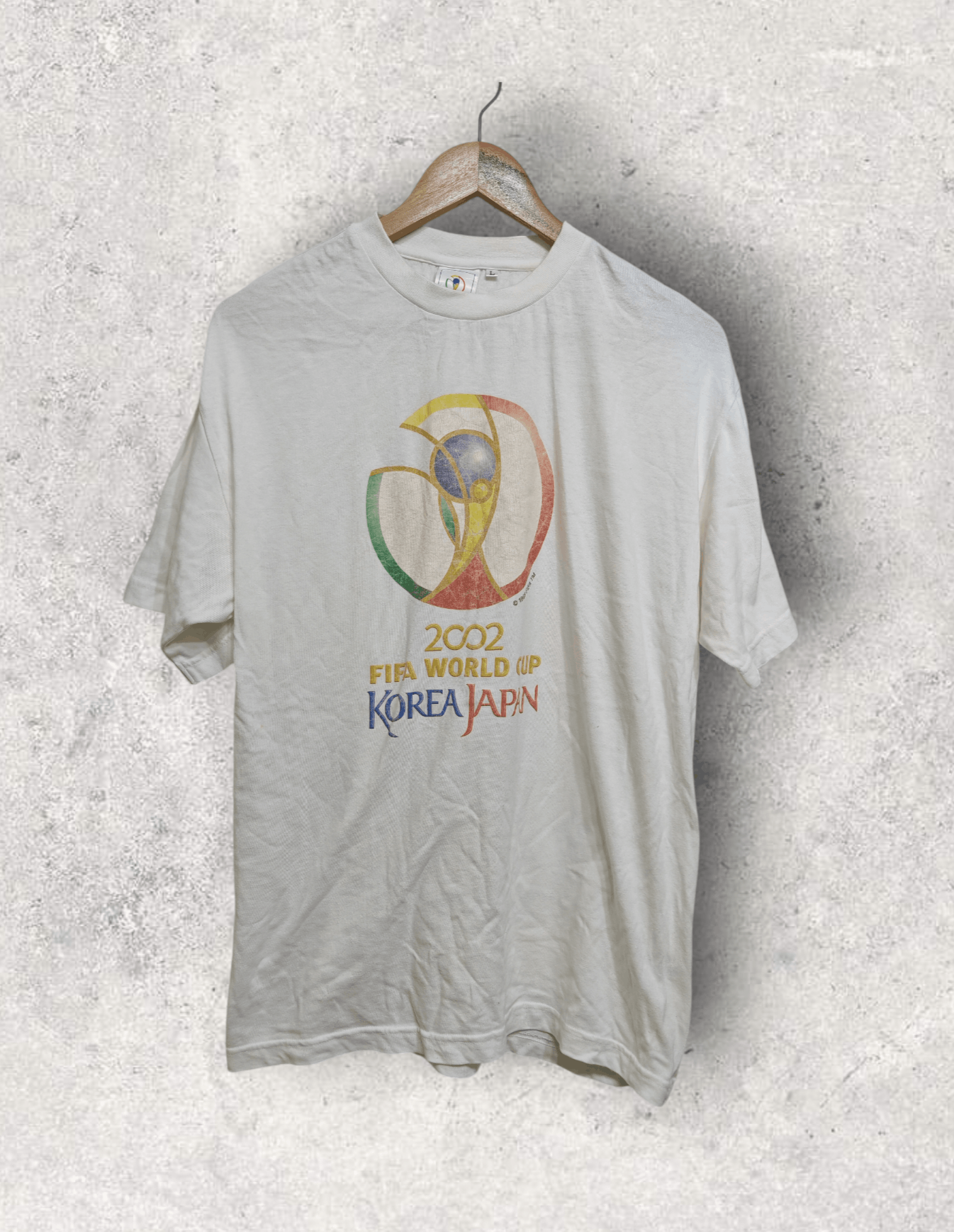 Vintage 🔥Vintage 2002 Fifa World Cup Korea Japan Official Size US L / EU 52-54 / 3 - 1 Thumbnail
