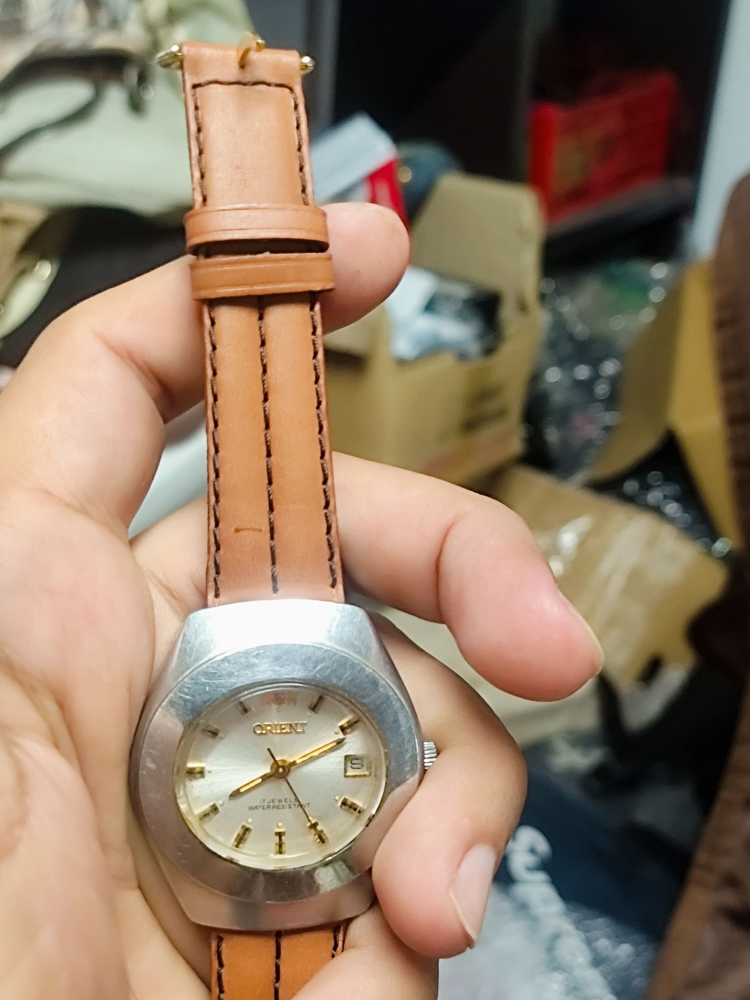 Japanese Brand × Vintage Vintage 💥 ORIENT AUTOMATIC ENGINE WATCH (JAPAN) Size ONE SIZE - 9 Thumbnail