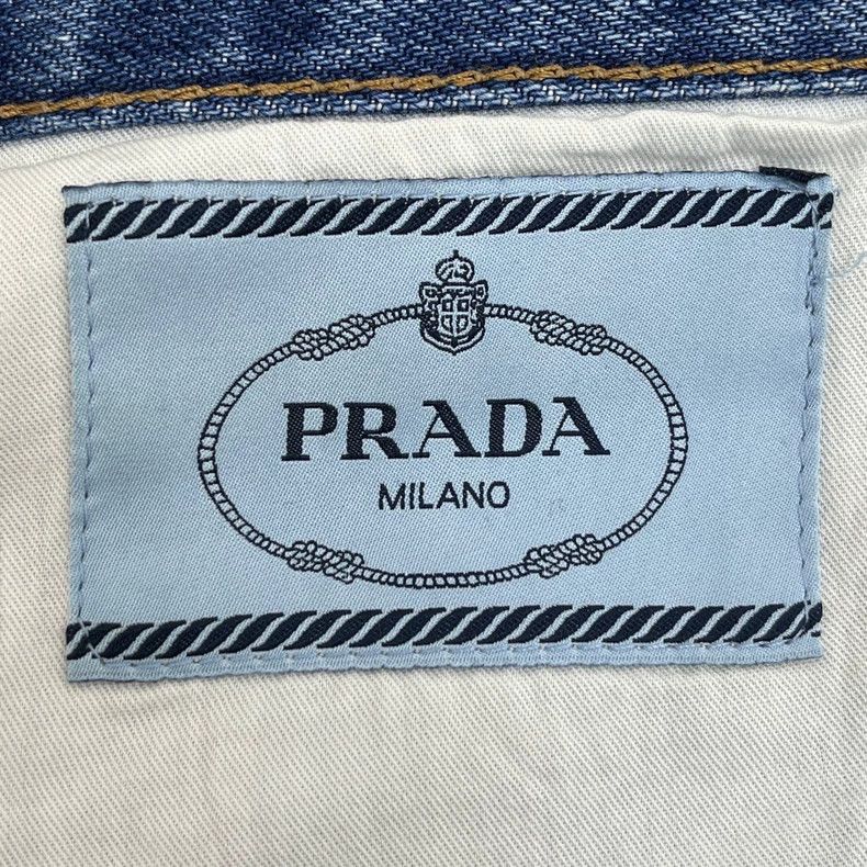 Prada Prada Blue metal triangle jeans 2502-Nextarrow Size US 30 / EU 46 - 5 Thumbnail