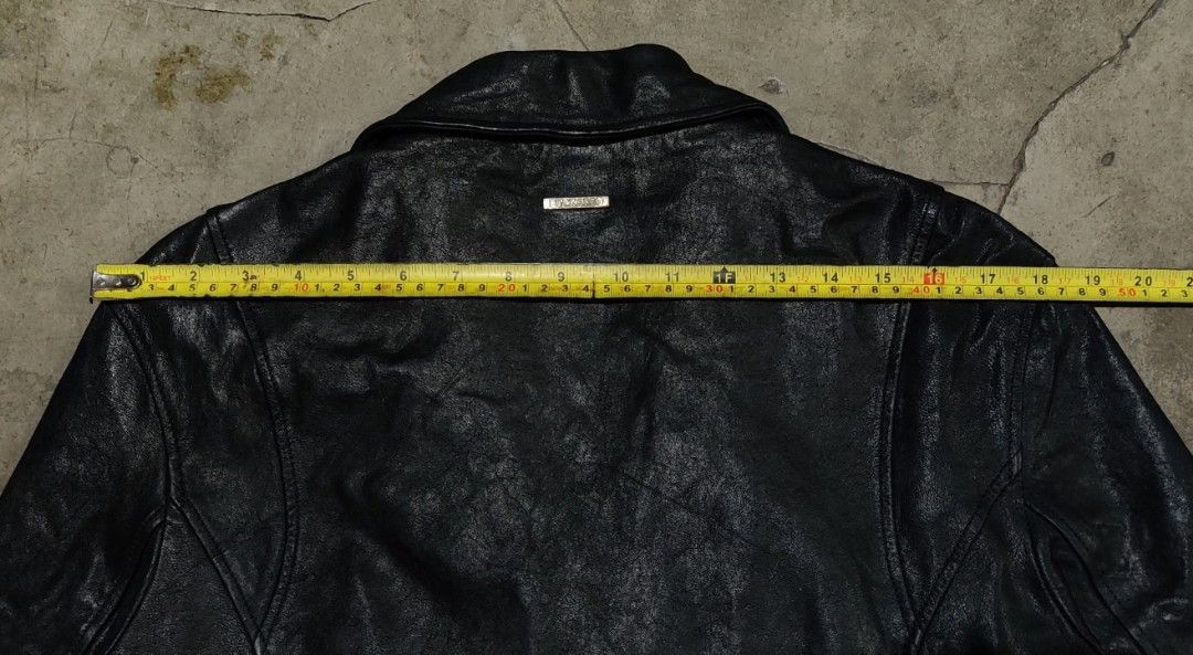 BUCKAROO BUCKAROO Men's Sheep Skin Leather Biker Jacket Size US L / EU 52-54 / 3 - 5 Thumbnail