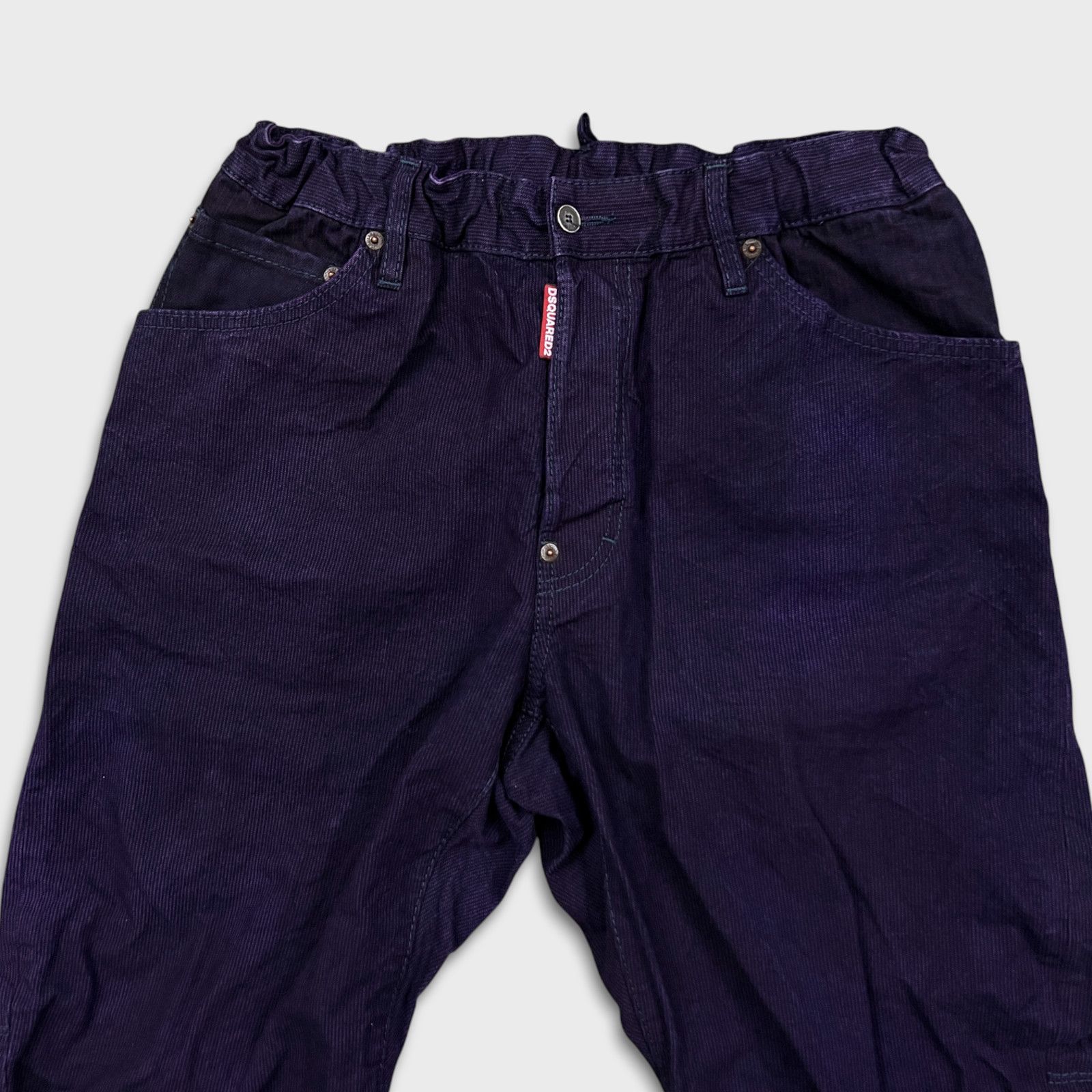 Designer × Dsquared2 Dsquared2 Workwear Jean 30x26 DSQ2 Hemmed Leg Casual Trouser Size US 30 / EU 46 - 2 Thumbnail