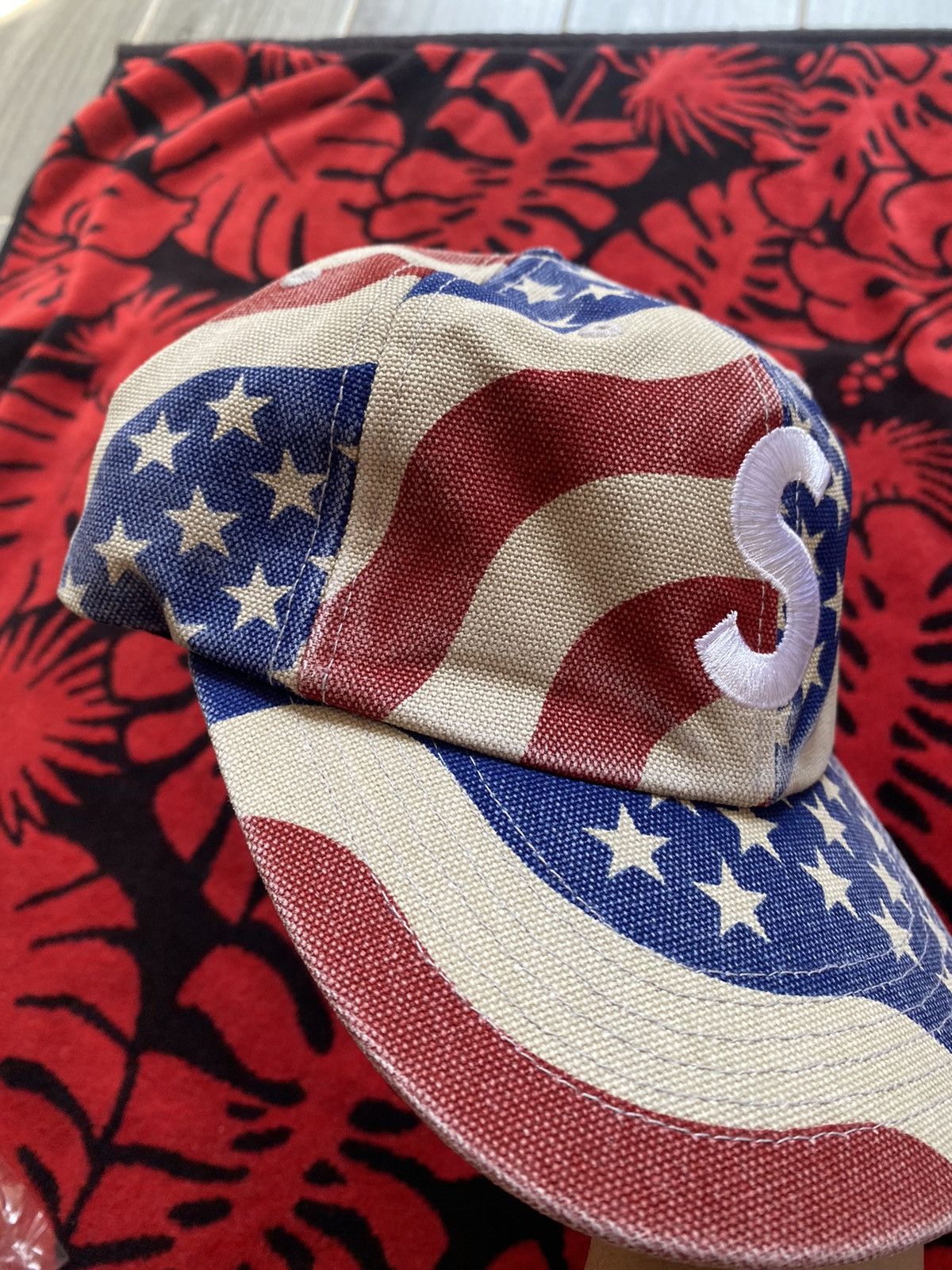 Supreme Supreme Pigment Coated S Logo 6 Panel Flag Size ONE SIZE - 2 Thumbnail