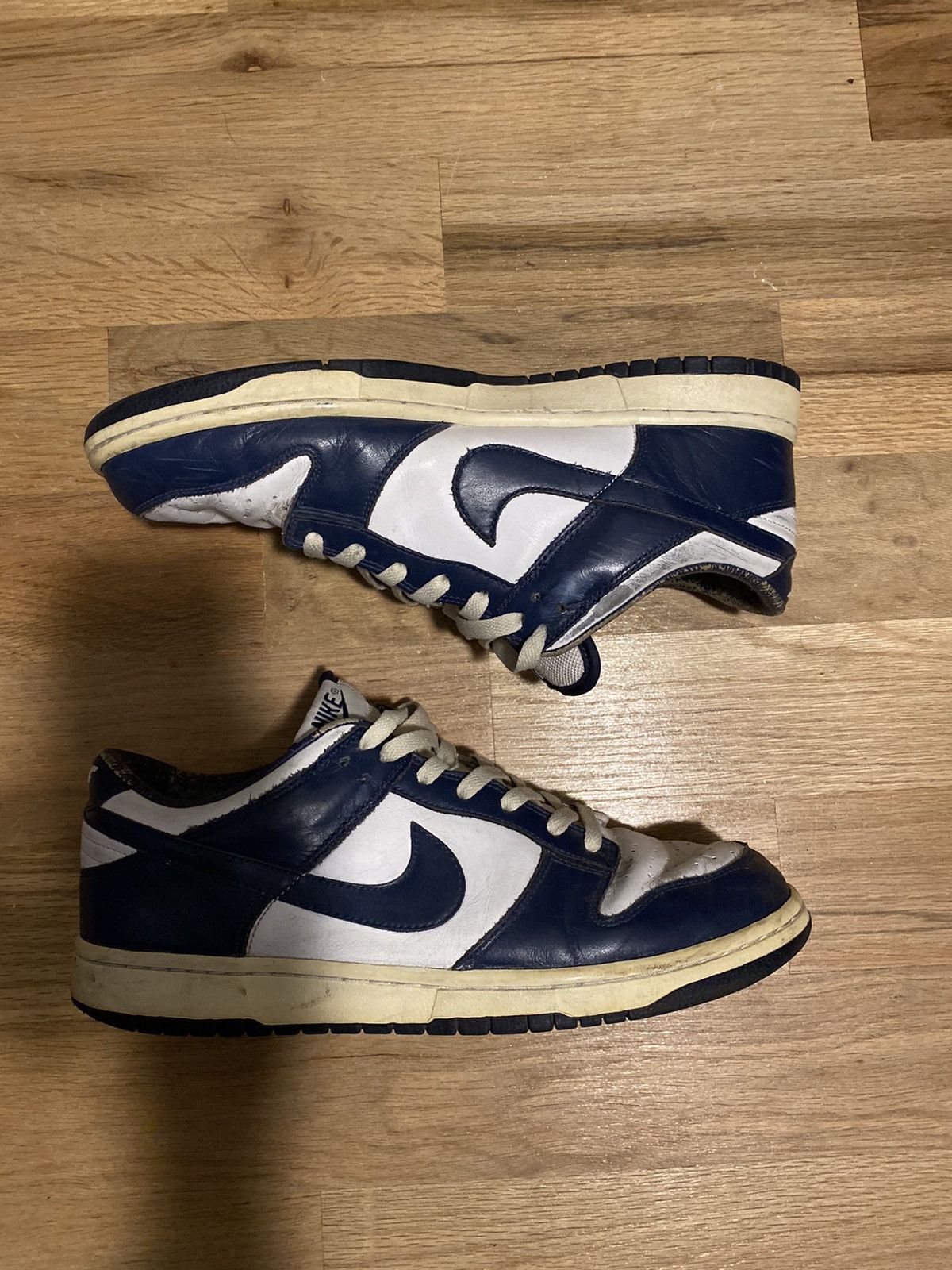 Vintage Nike dunk vintage blue and white Size US 11.5 / EU 44-45 - 1 Thumbnail