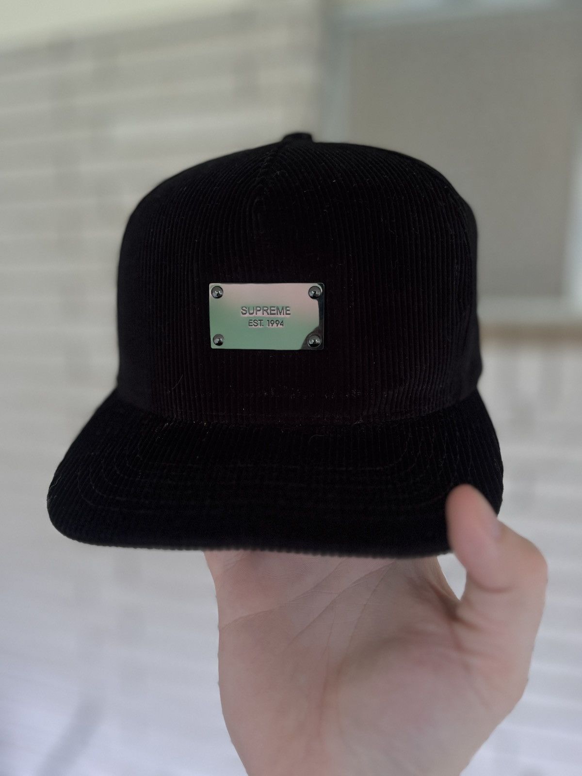 Supreme Vintage Supreme Corduroy Promo Strap-back Hat Size ONE SIZE - 1 Thumbnail