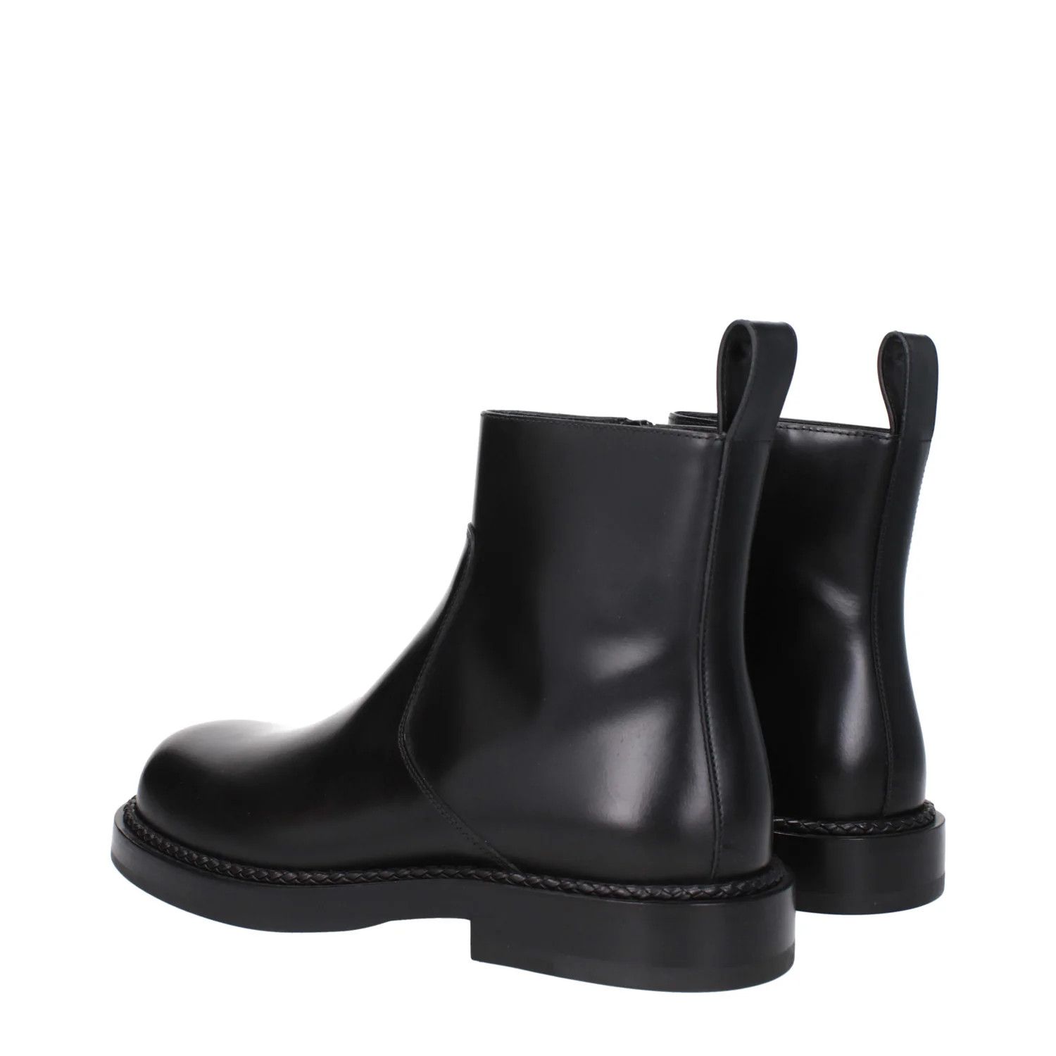 Bottega Veneta ob1o1e0325 Leather Ankle Boots in Black Size US 9.5 / EU 42-43 - 4 Thumbnail