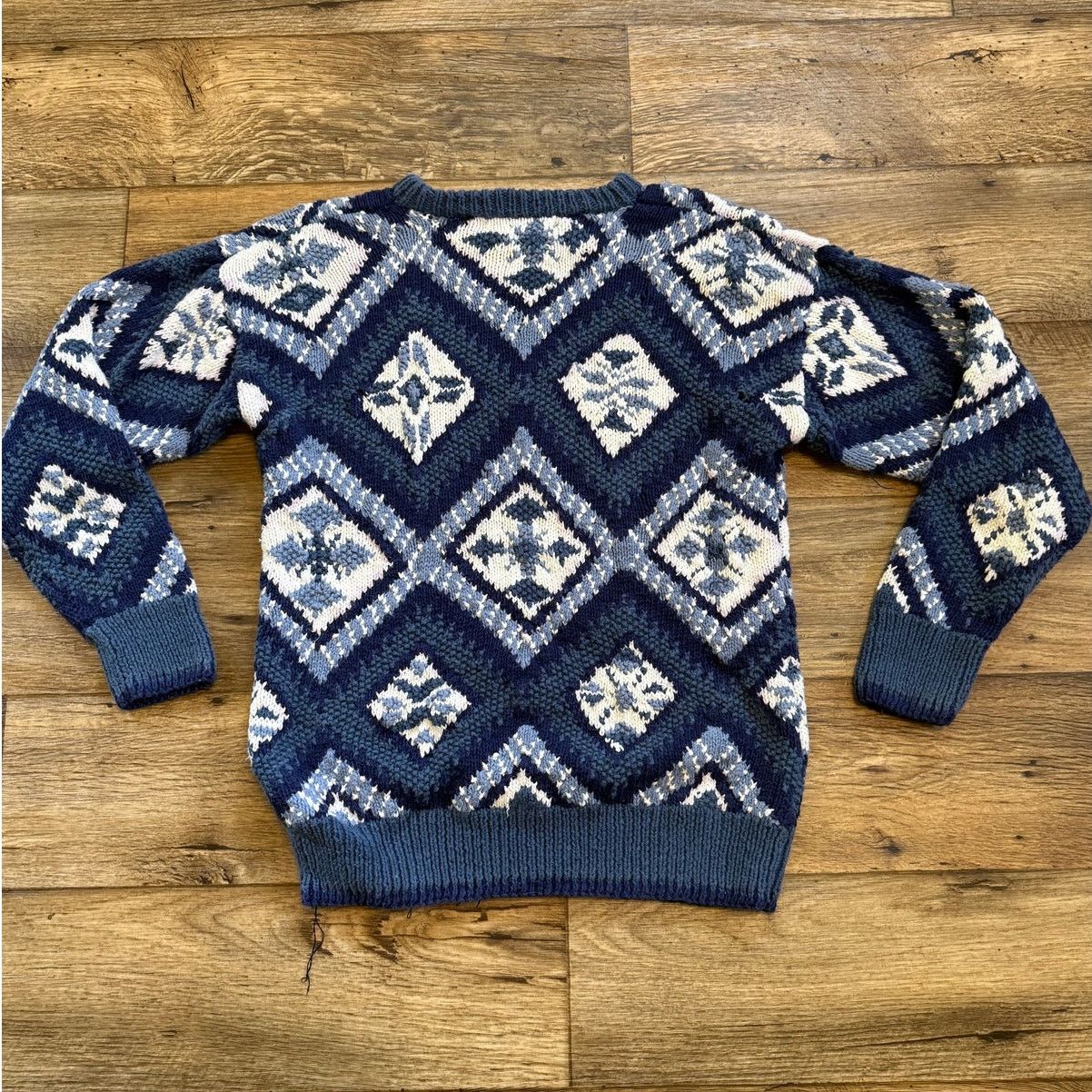 Northern Isles Vintage Northern Isles Hand Knit Abstract Sweater Size US XL / EU 56 / 4 - 5 Thumbnail