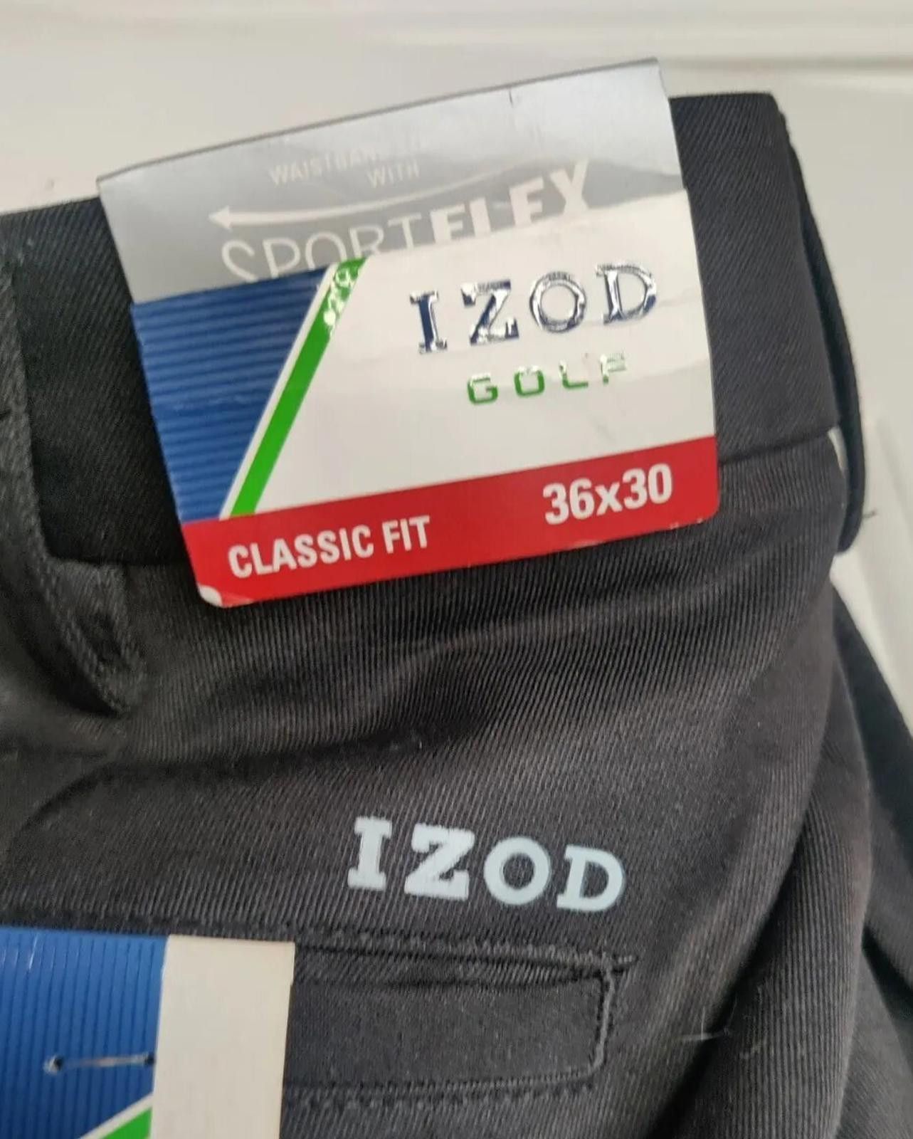 Izod Izod Golf Classic Fit Pants Men's 36x30 Sports Flex UPF Sun Size US 36 / EU 52 - 5 Thumbnail