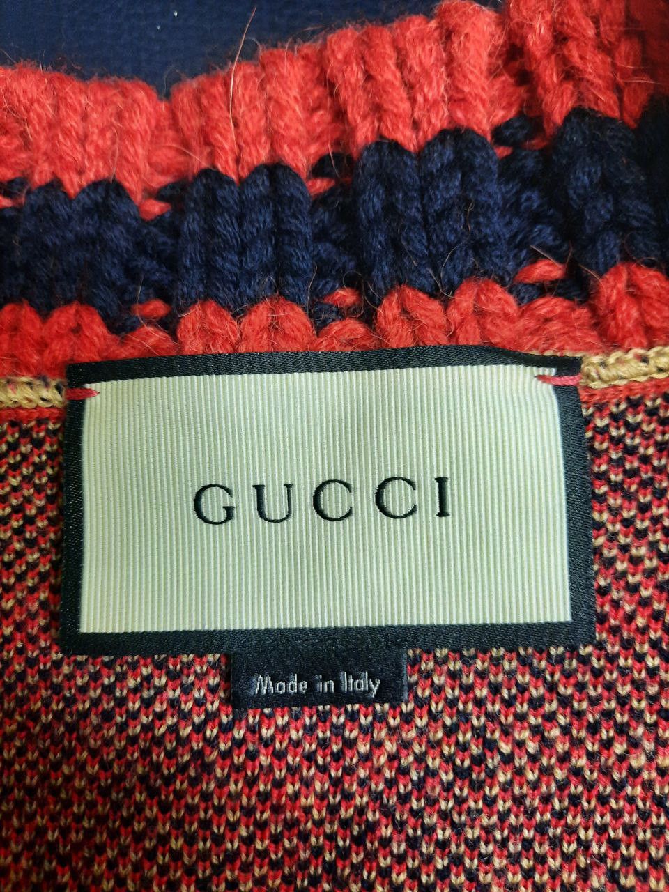 Gucci Checkered Cardigan Size US S / EU 44-46 / 1 - 3 Thumbnail