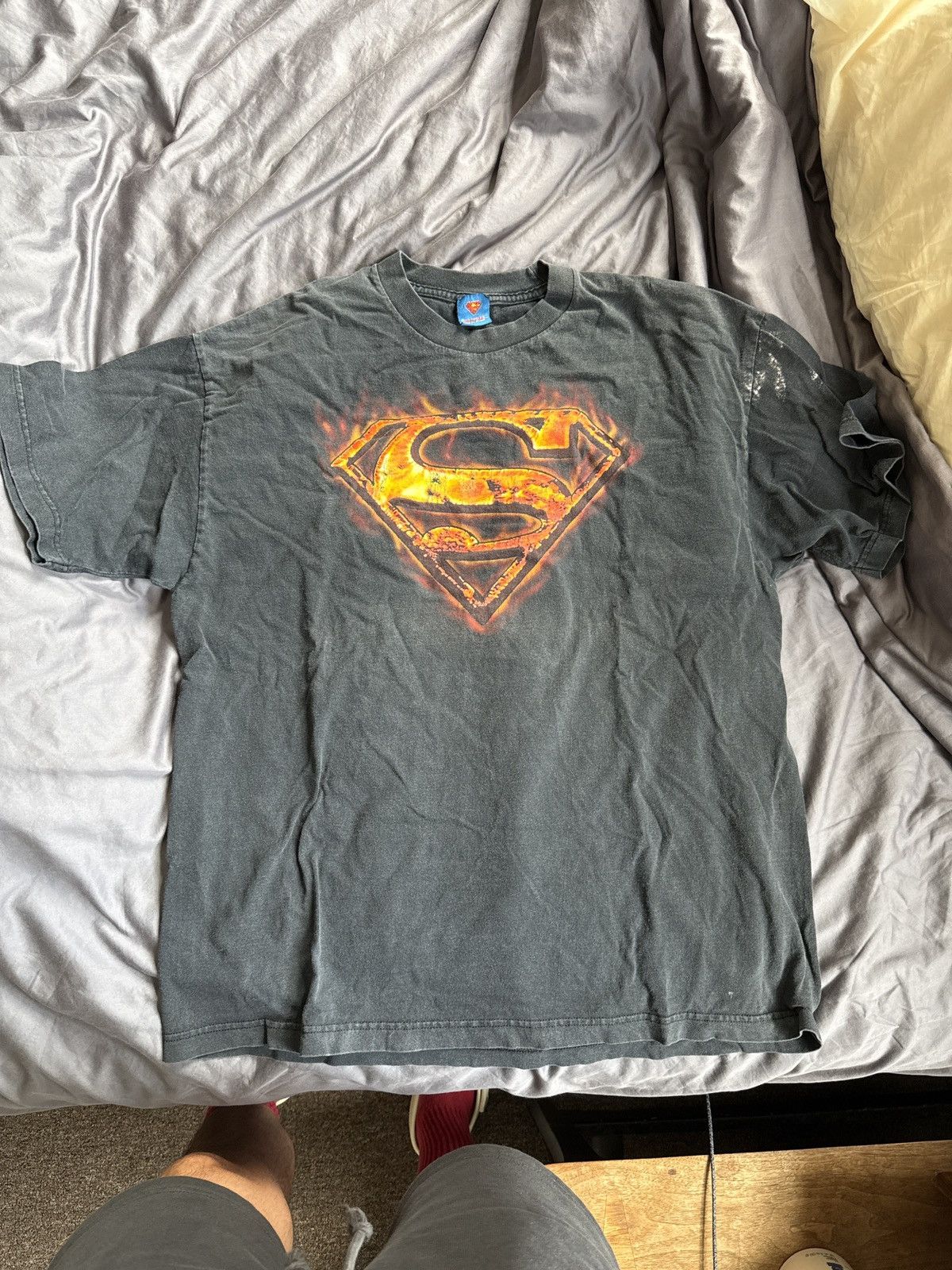 Vintage Vintage Superman shirt Size US L / EU 52-54 / 3 - 2 Thumbnail