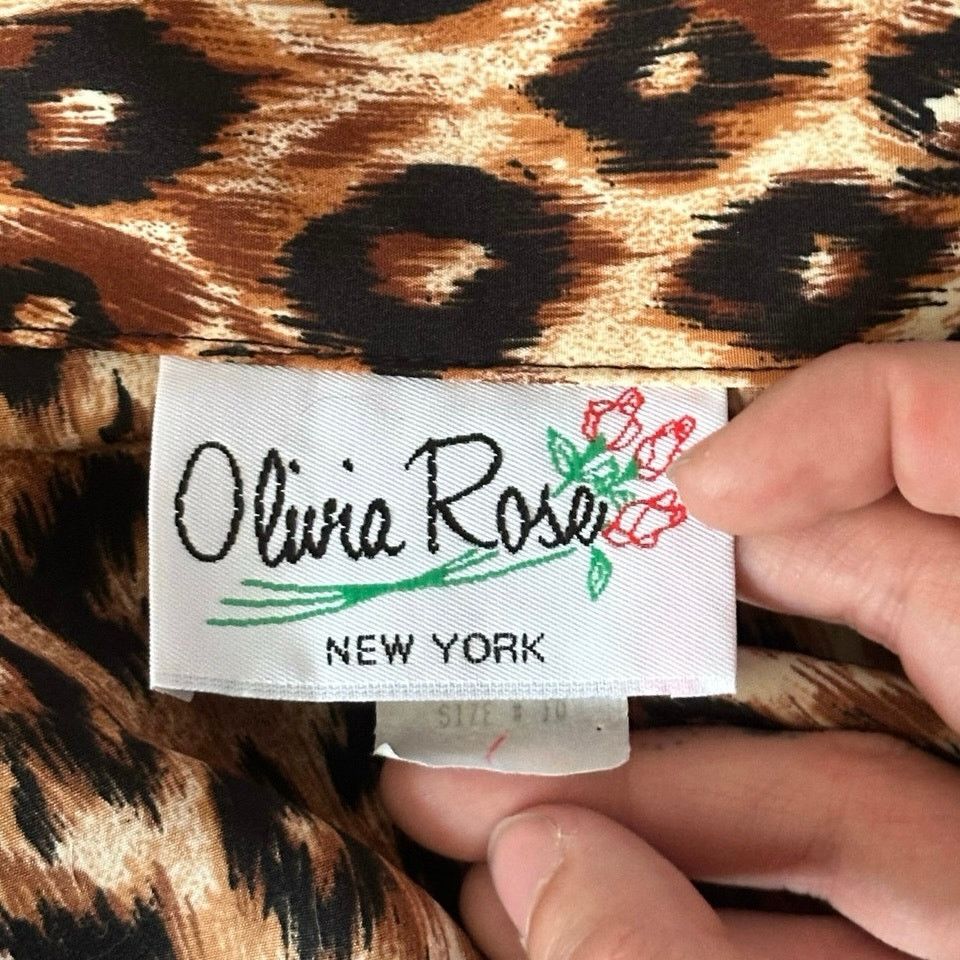 Other olivia rose leopard print button up dress maxi Size L / US 10 / IT 46 - 4 Thumbnail