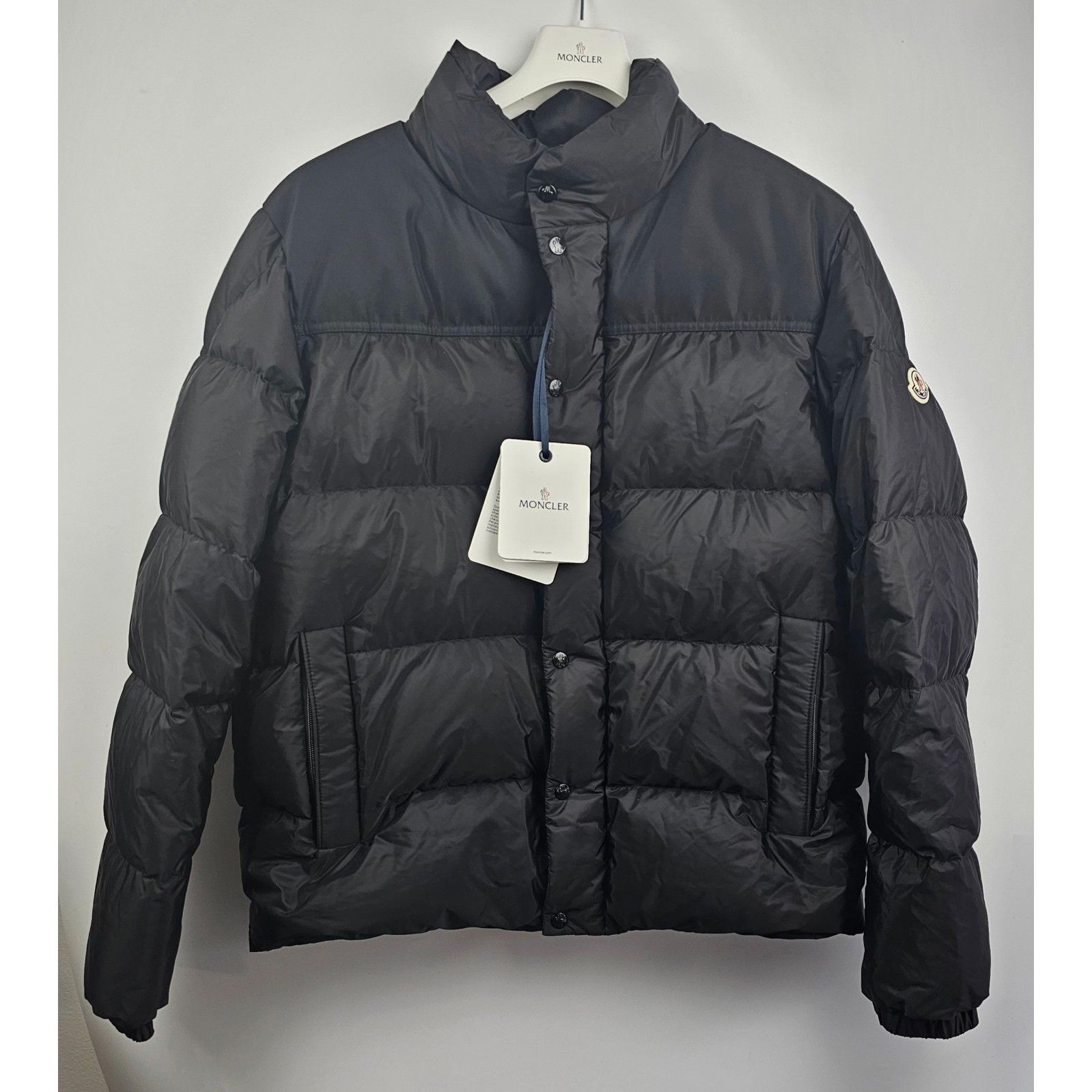 MONCLER Virolais $2170 Men's Black Down Jacket New (Men's si