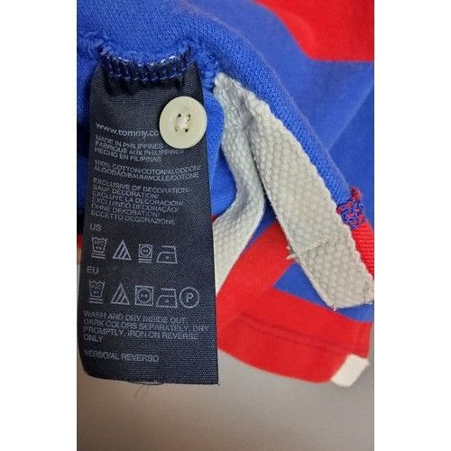 Tommy Hilfiger Tommy Hilfiger Polo Shirt Size XL Red Blue Size US XL / EU 56 / 4 - 8 Thumbnail