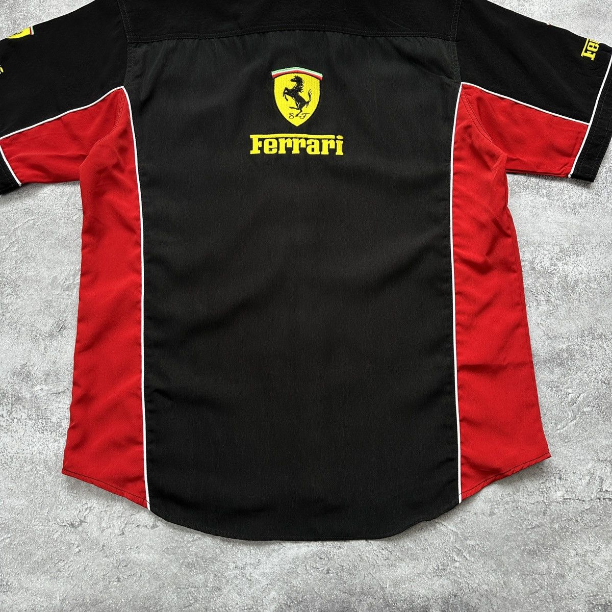 Ferrari Ferrari Motor Sport Team Formula 1 Button Up Shirt Size US XL / EU 56 / 4 - 15 Thumbnail