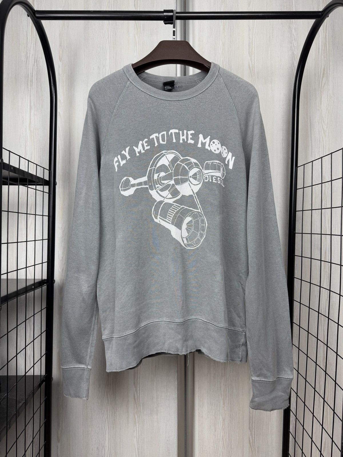 Diesel Diesel vintage ‘Fly me to the moon’ oversized sweatshirt XXL Size US XXL / EU 58 / 5 - 1 Thumbnail