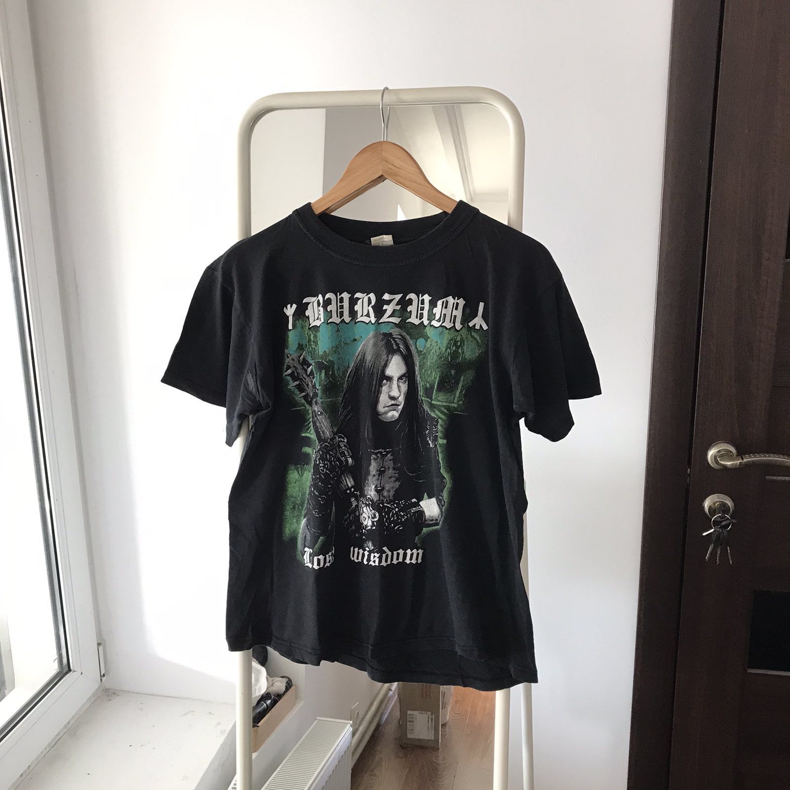 Band Tees × Vintage Vintage Burzum Black Metal Graphic Tee Rock Hardcore Size US S / EU 44-46 / 1 - 2 Thumbnail