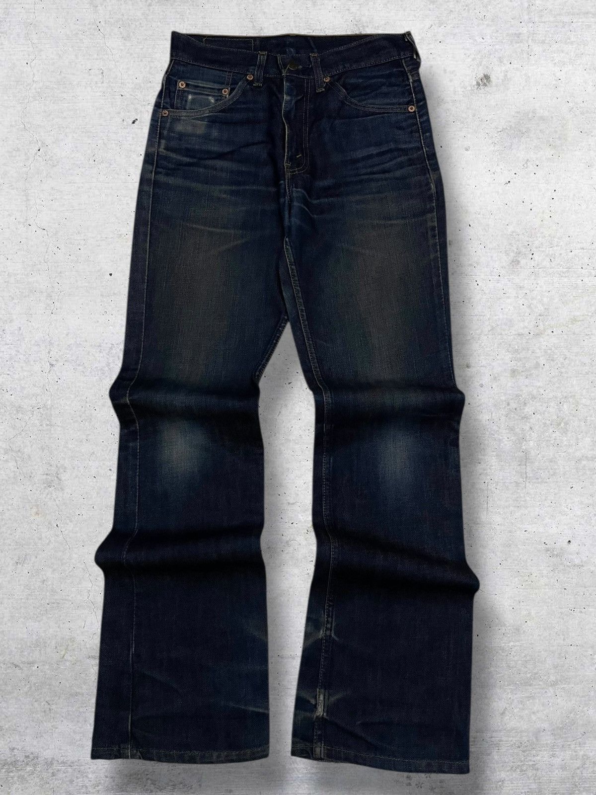 Levi's Vintage Clothing VINTAGE 517 LEVIS 90S DESIGNER USA FLARED DISTRESSED DENIM Size US 28 / EU 44 - 1 Thumbnail