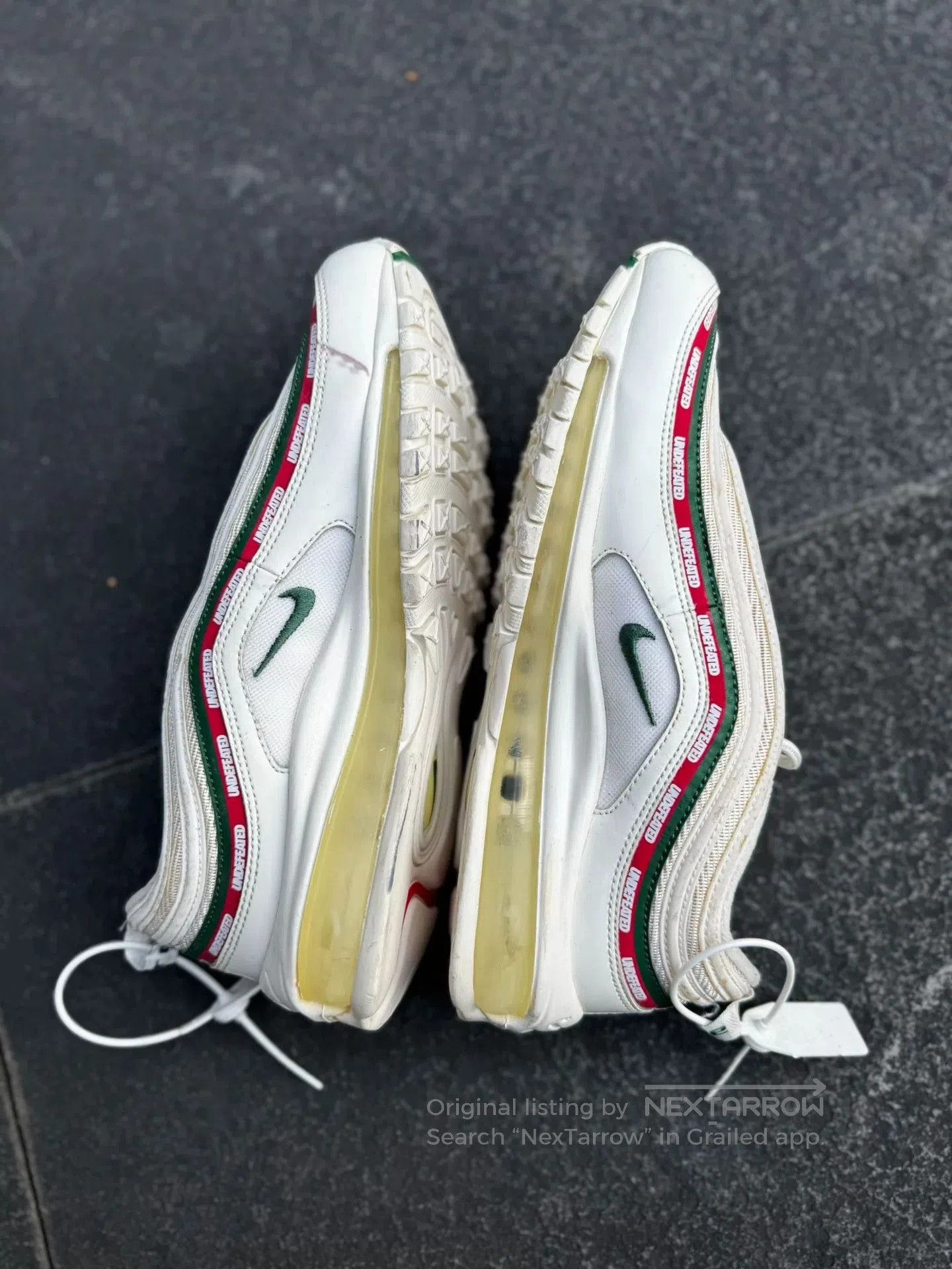 Nike UNDEFEATED Nike Air Max 97 White Sneakers. Size US 9 / EU 42 - 4 Thumbnail