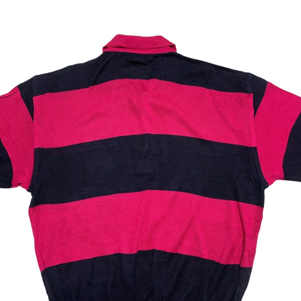Hardy Amies Hardy Amies Sport Stripe Knitwear Polo Tee Size US L / EU 52-54 / 3 - 10 Thumbnail