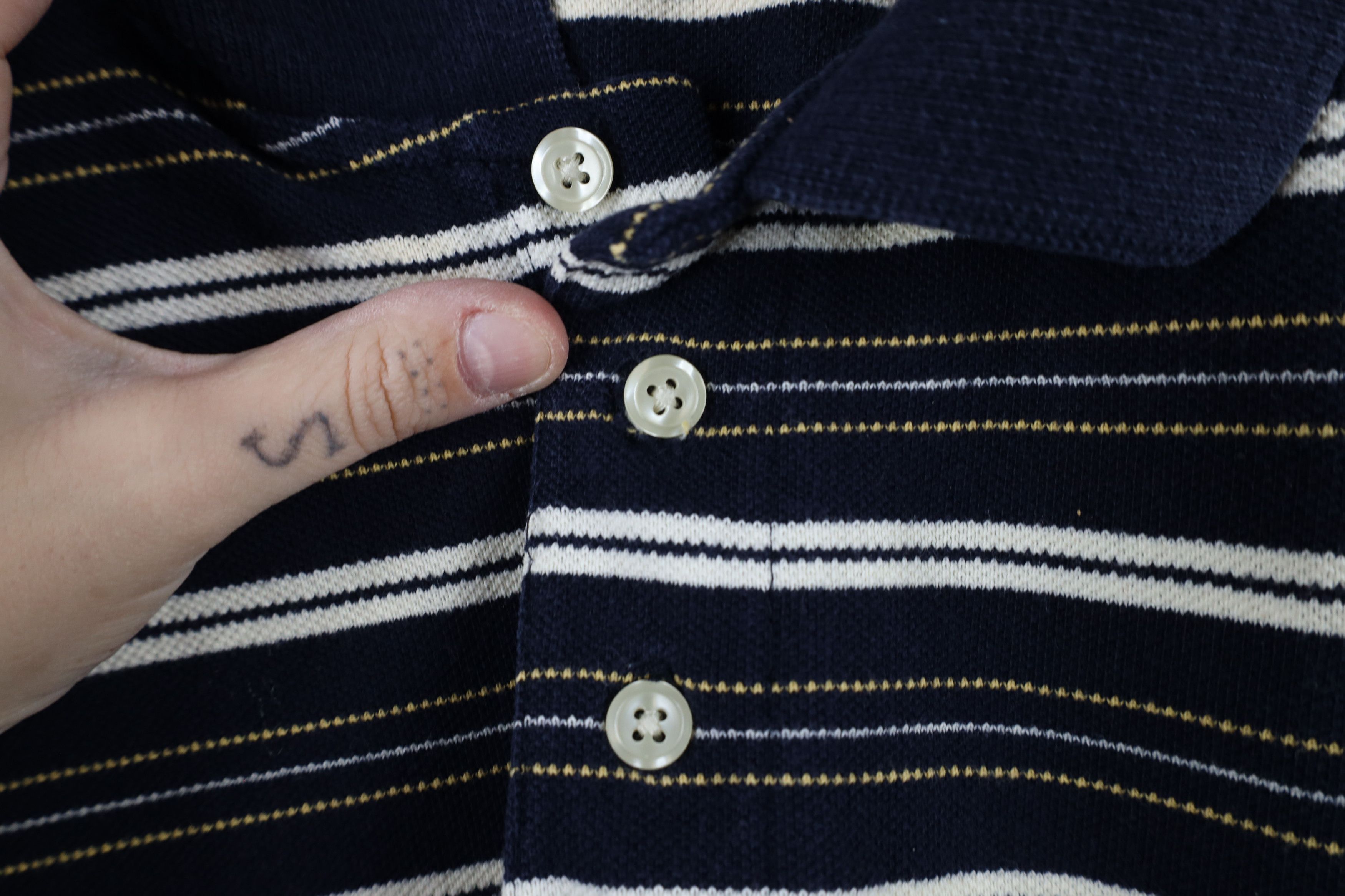 Vintage Vintage 90s Streetwear Knit Collared Polo Shirt Cotton Size US XL / EU 56 / 4 - 7 Thumbnail
