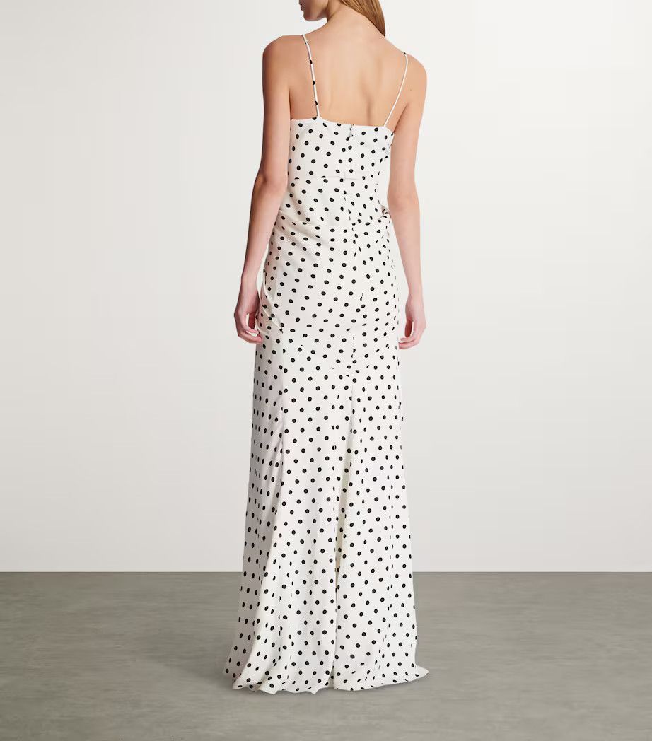 Balmain o1y0525 Maxi Dress in White/Black Size M / US 6-8 / IT 42-44 - 7 Thumbnail