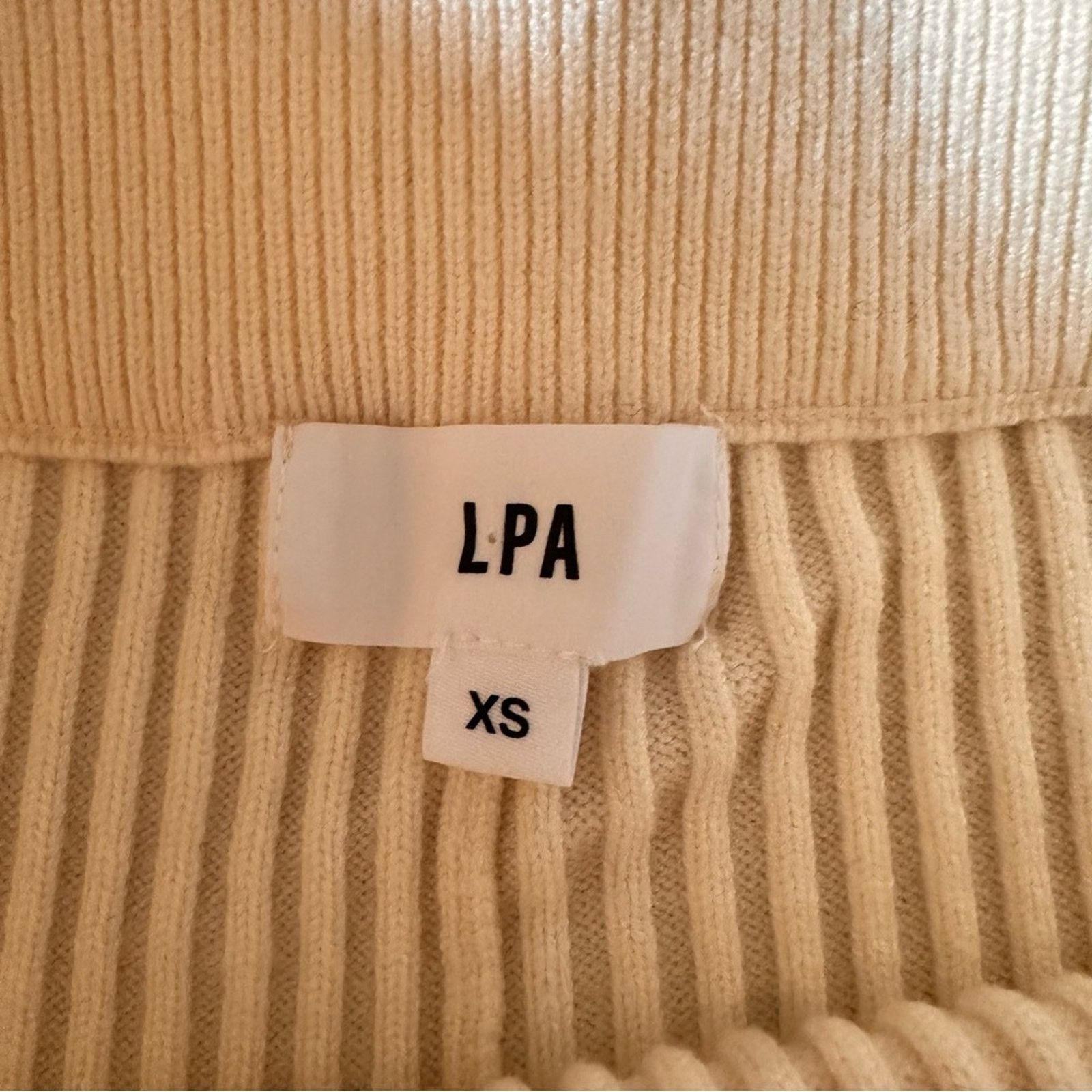 REVOLVE NWT LPA Wide Rib Jogger – Neutral – Size XS Size 26" / US 2 / IT 38 - 10 Thumbnail