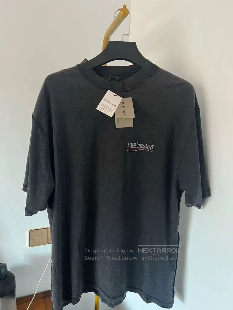 Balenciaga Balenciaga Reversed Logo Coke Embroidered Tee. Size US L / EU 52-54 / 3 - 1 Thumbnail