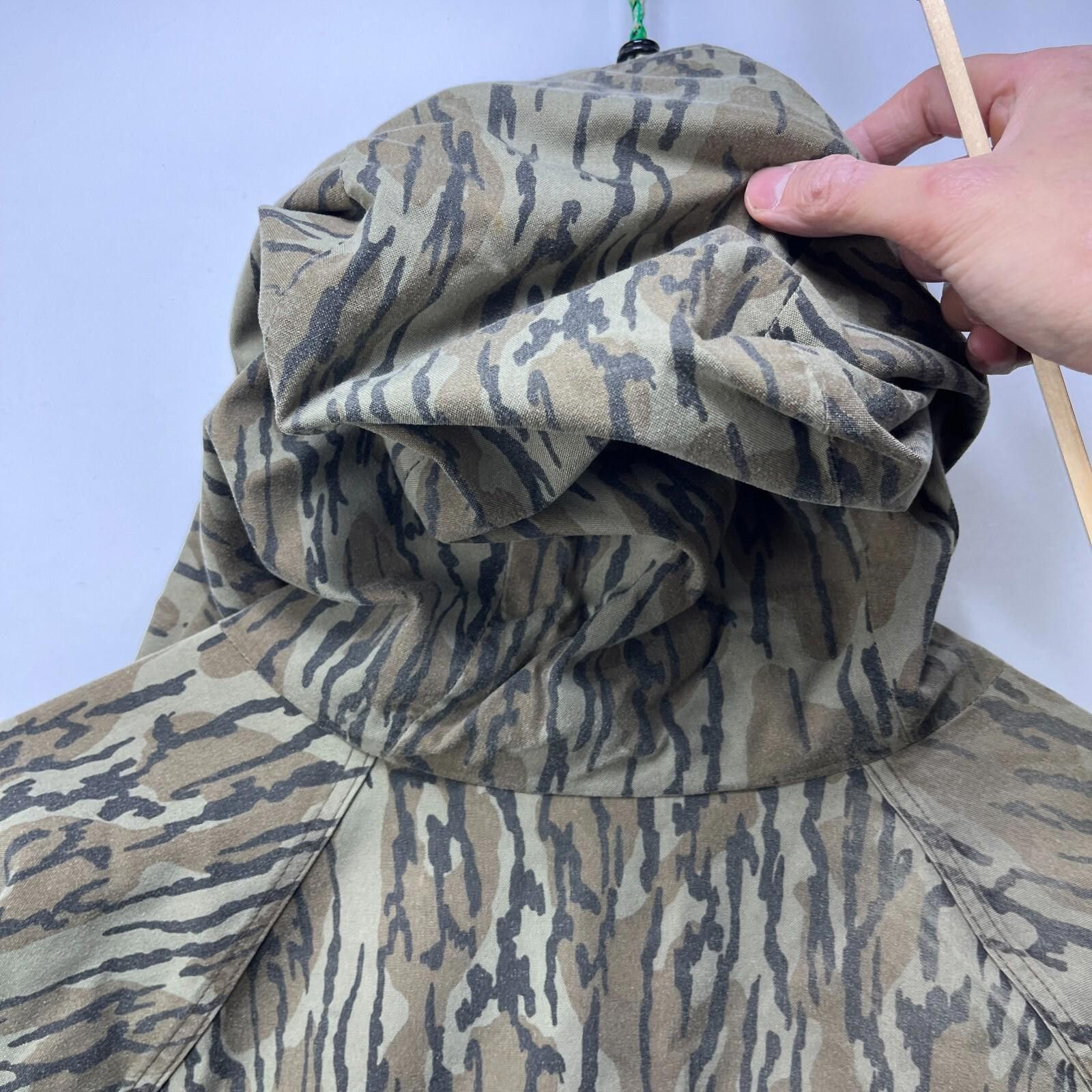 Cabelas Vintage 90s Camo Tree Cabelas Goretex Shell Jacket Large Size US L / EU 52-54 / 3 - 12 Thumbnail