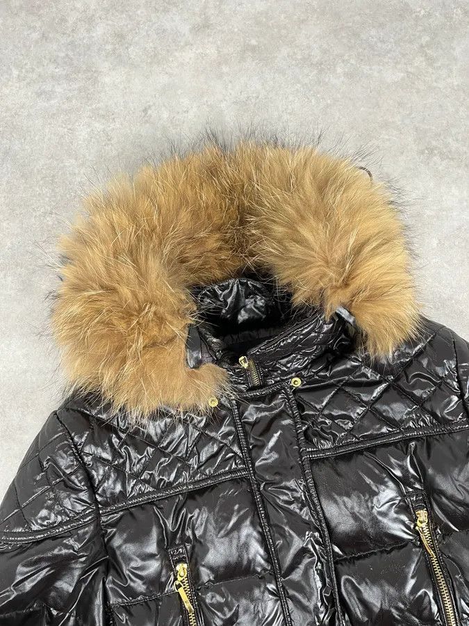 Vintage 2000s Vintage Dark Brown Puffer Long Jacket Size US S / EU 44-46 / 1 - 5 Thumbnail
