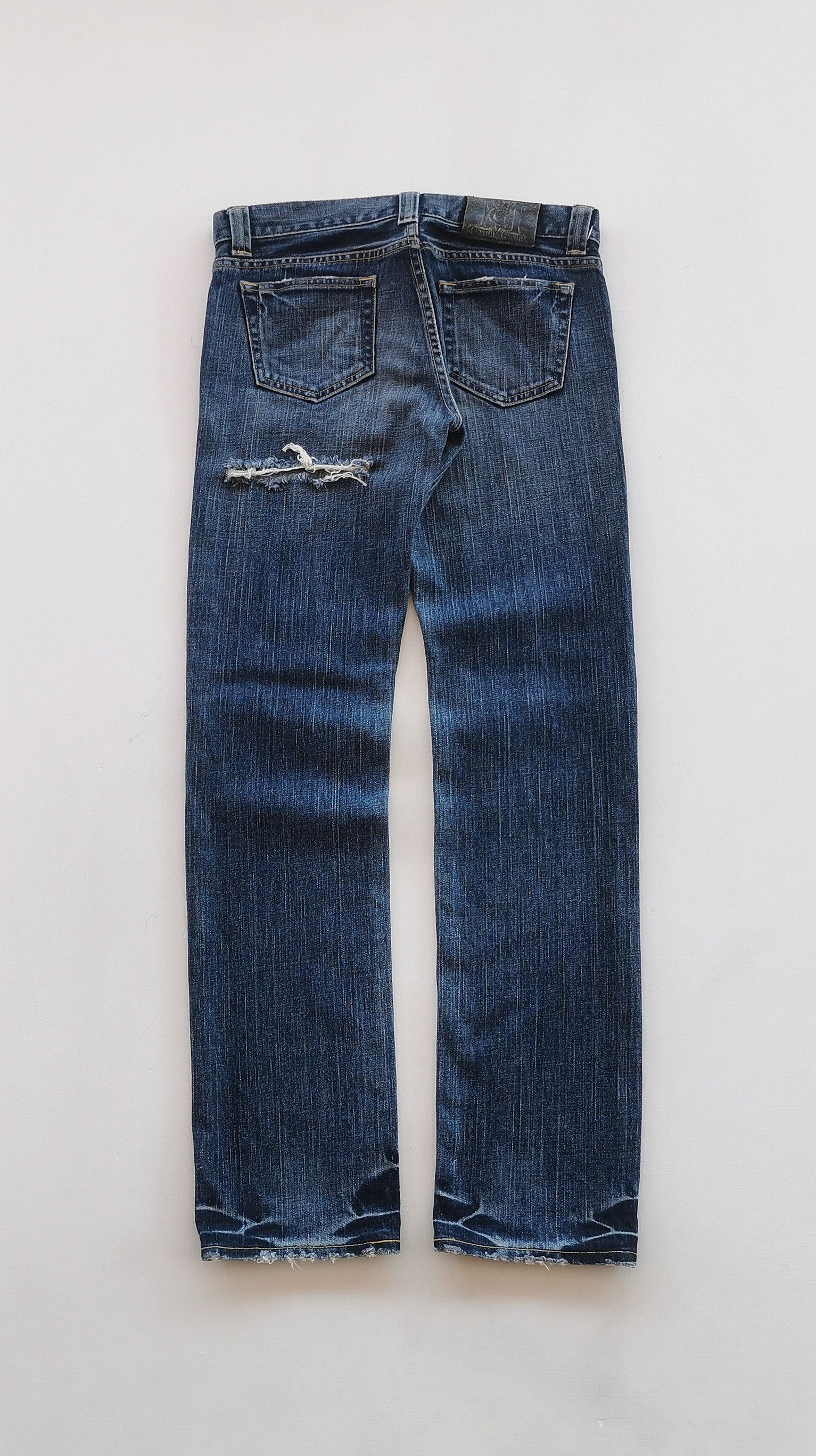 Japanese Brand Material Girl Ripped Jeans Size 30" / US 8 / IT 44 - 6 Thumbnail