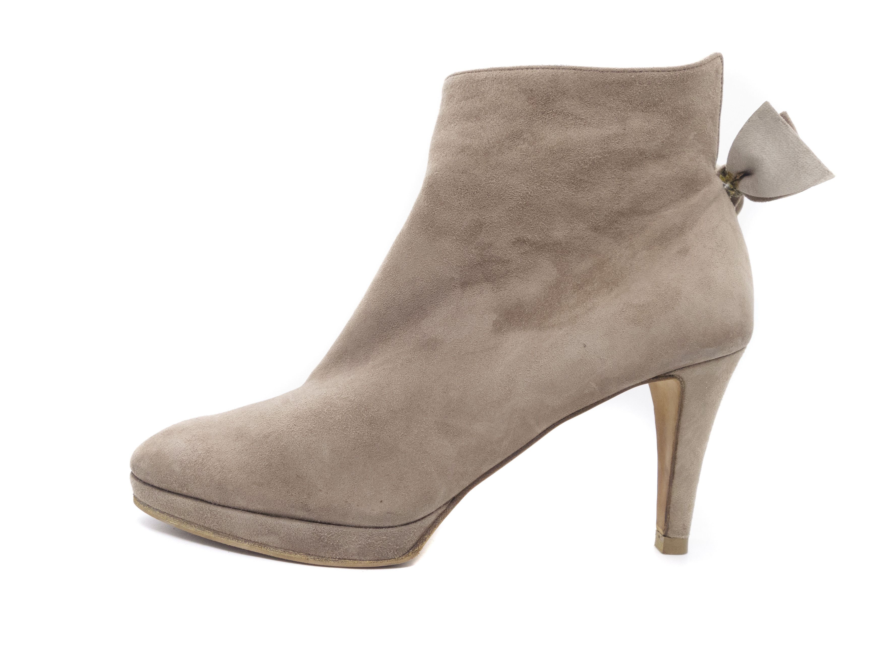 Chloe Suede Heeled Ankle Boots Size US 11 / IT 41 - 2 Thumbnail