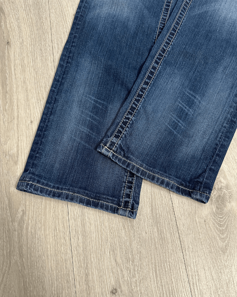 Affliction Vintage Y2K Affliction Black Premium Blake Denim Jeans 33x31 Size US 33 - 11 Thumbnail
