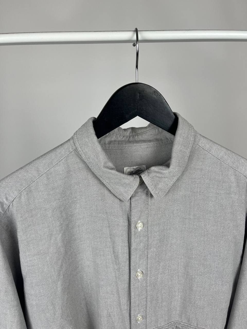 Garbstore Garbstore Mens Oxford Grey Pocket Shirt Size XL (0553) Size US XL / EU 56 / 4 - 3 Thumbnail
