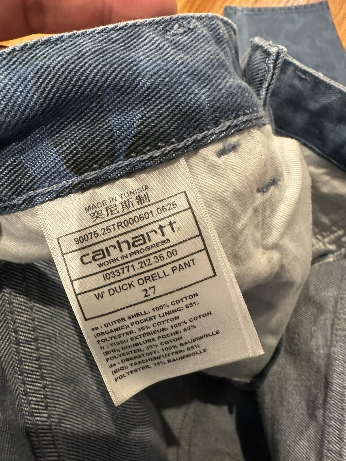 Carhartt Wip Carhartt WIP Women’s Duck Orell Pant 27” Waist Size 27" / US 4 / IT 40 - 8 Thumbnail