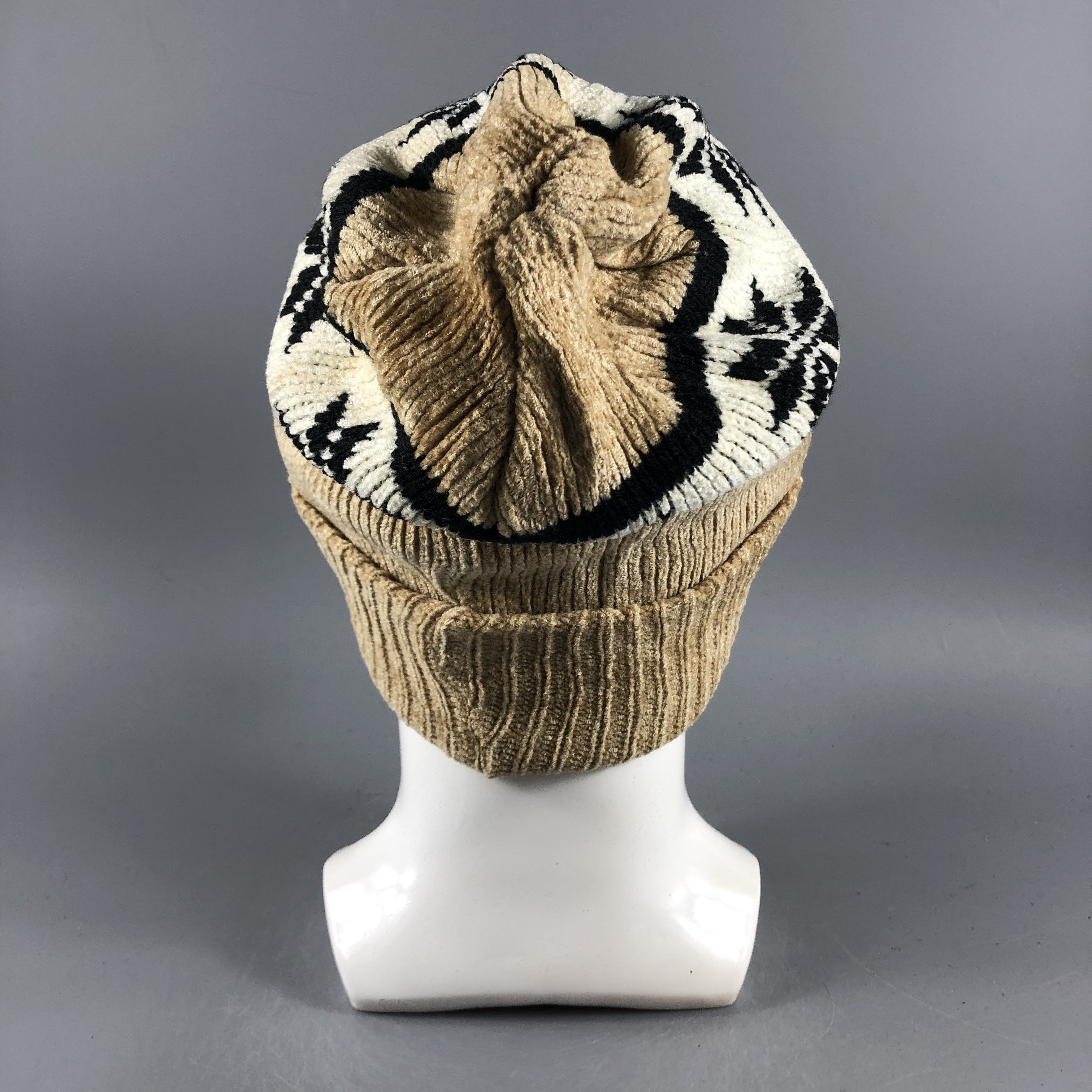 Japanese Brand × Vintage Unknown Fair Isle Beanie Snow Hat Snow Cap -D312 Size ONE SIZE - 2 Thumbnail