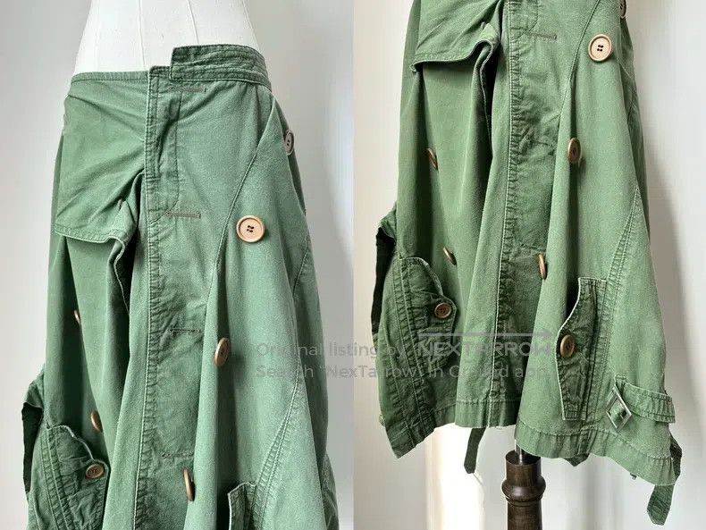 Junya Watanabe Junya Watanabe size S Deconstructed Button Skirt Size 22" - 9 Thumbnail