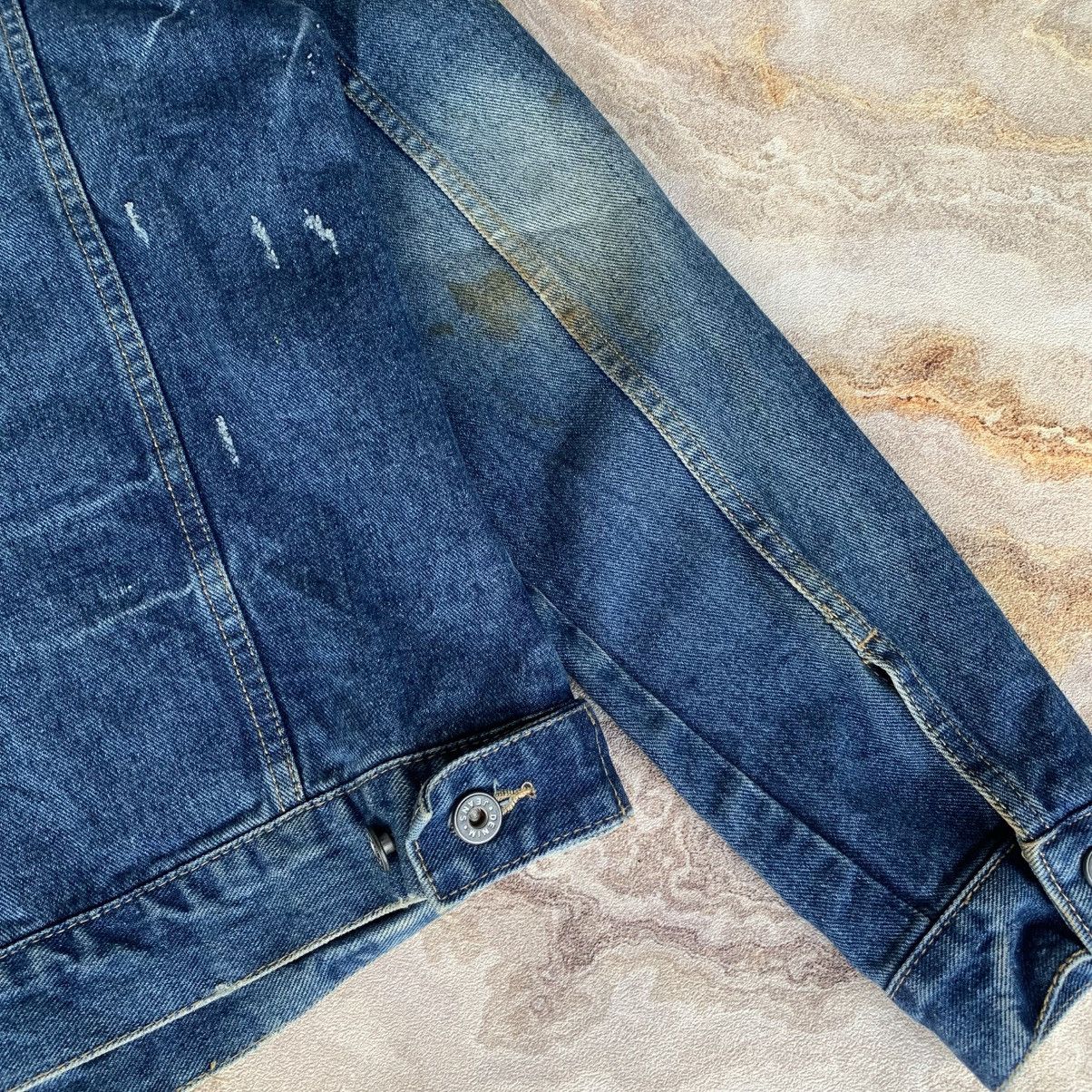20471120 One Point Type 1 Distressed Denim Jacket Size US M / EU 48-50 / 2 - 9 Thumbnail