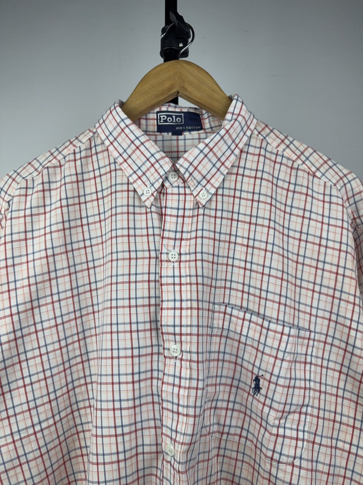 Polo Ralph Lauren Vintage Polo Ralph Lauren Check Shirt Japan Market 90s Size US L / EU 52-54 / 3 - 2 Thumbnail