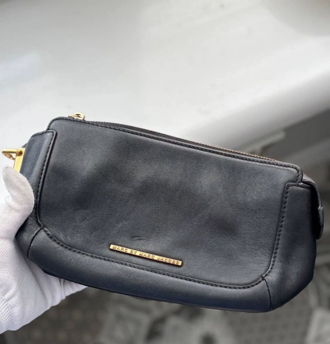 Marc by Marc Jacobs Marc Jacobs women's clutch 100% leather blue one size Size ONE SIZE - 3 Thumbnail