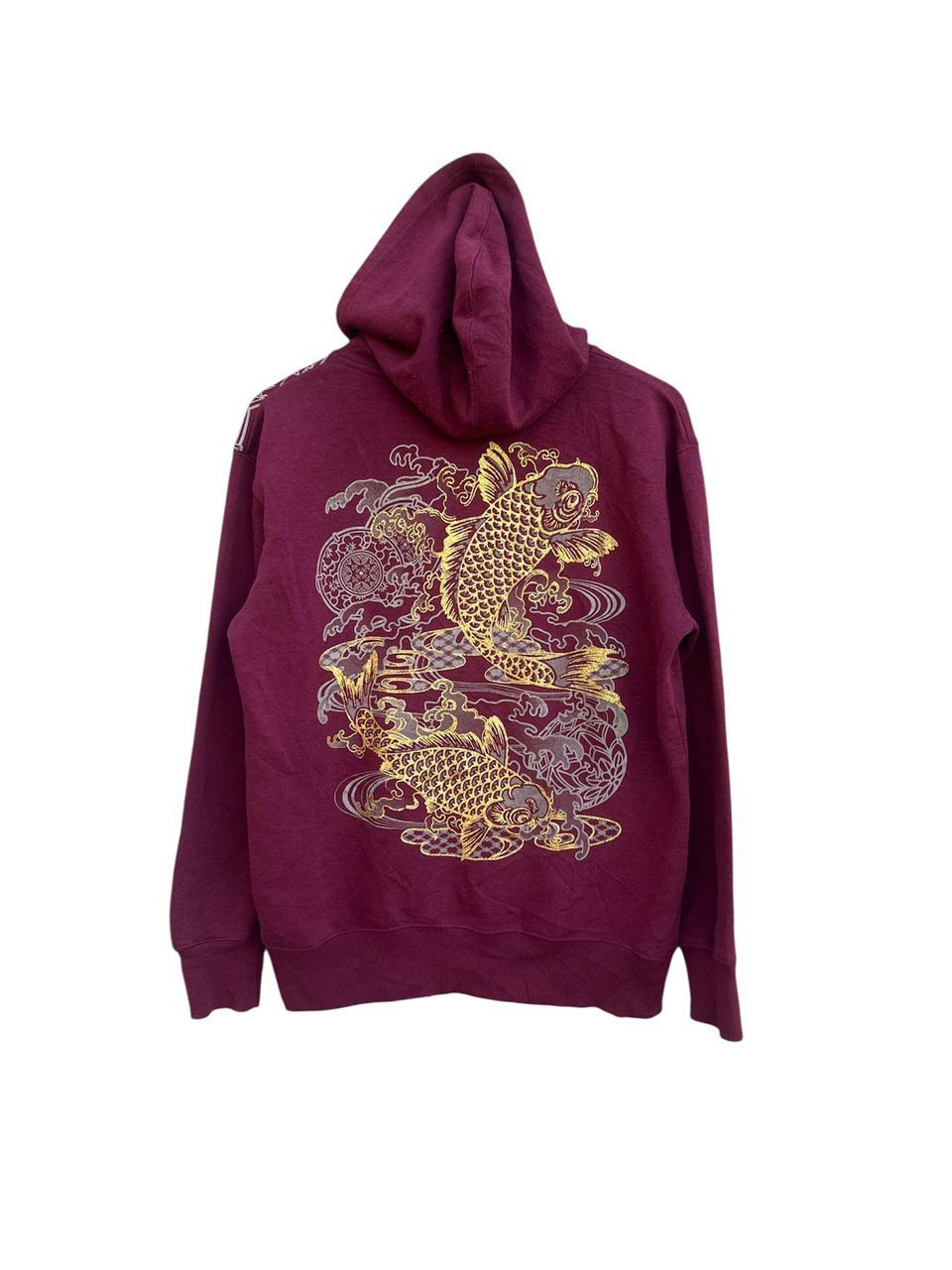 Japanese Brand Japan Koi Fish Over Print Pullover Hoodie Size US M / EU 48-50 / 2 - 1 Thumbnail