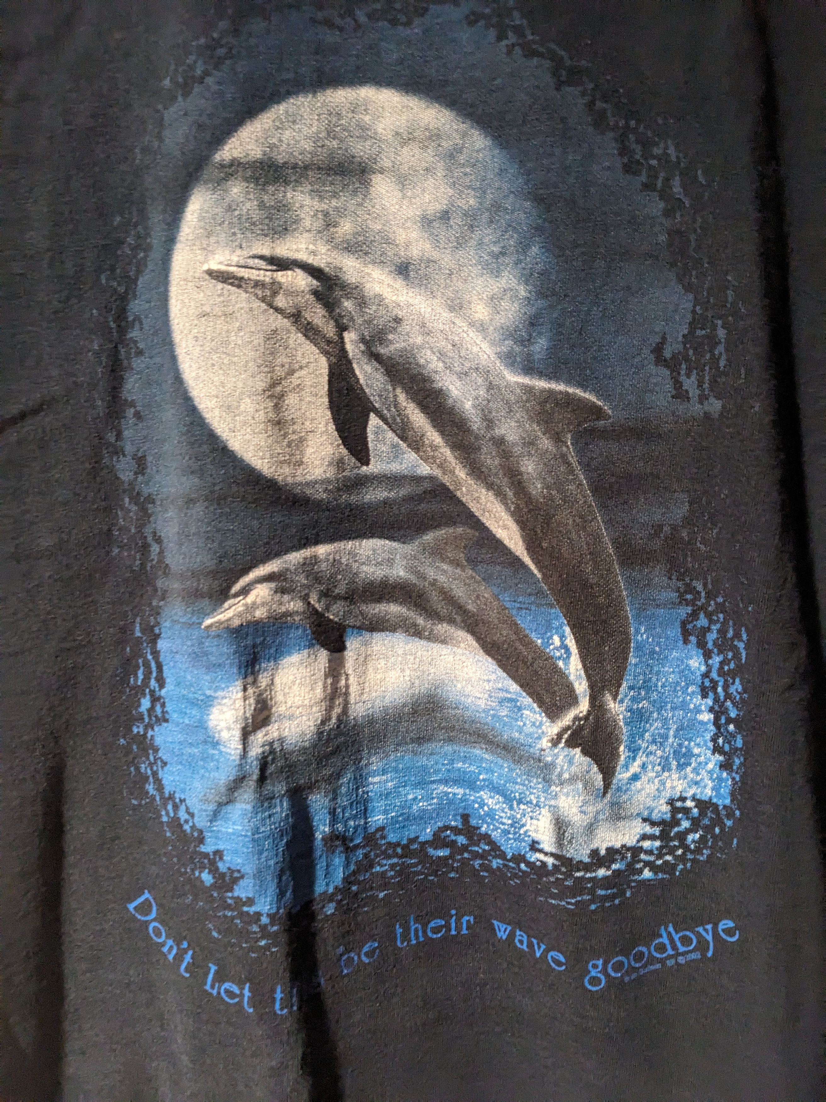 Vintage Vintage 2002 Dolphin Animal Nature Wildlife Large T-Shirt Size US L / EU 52-54 / 3 - 2 Thumbnail