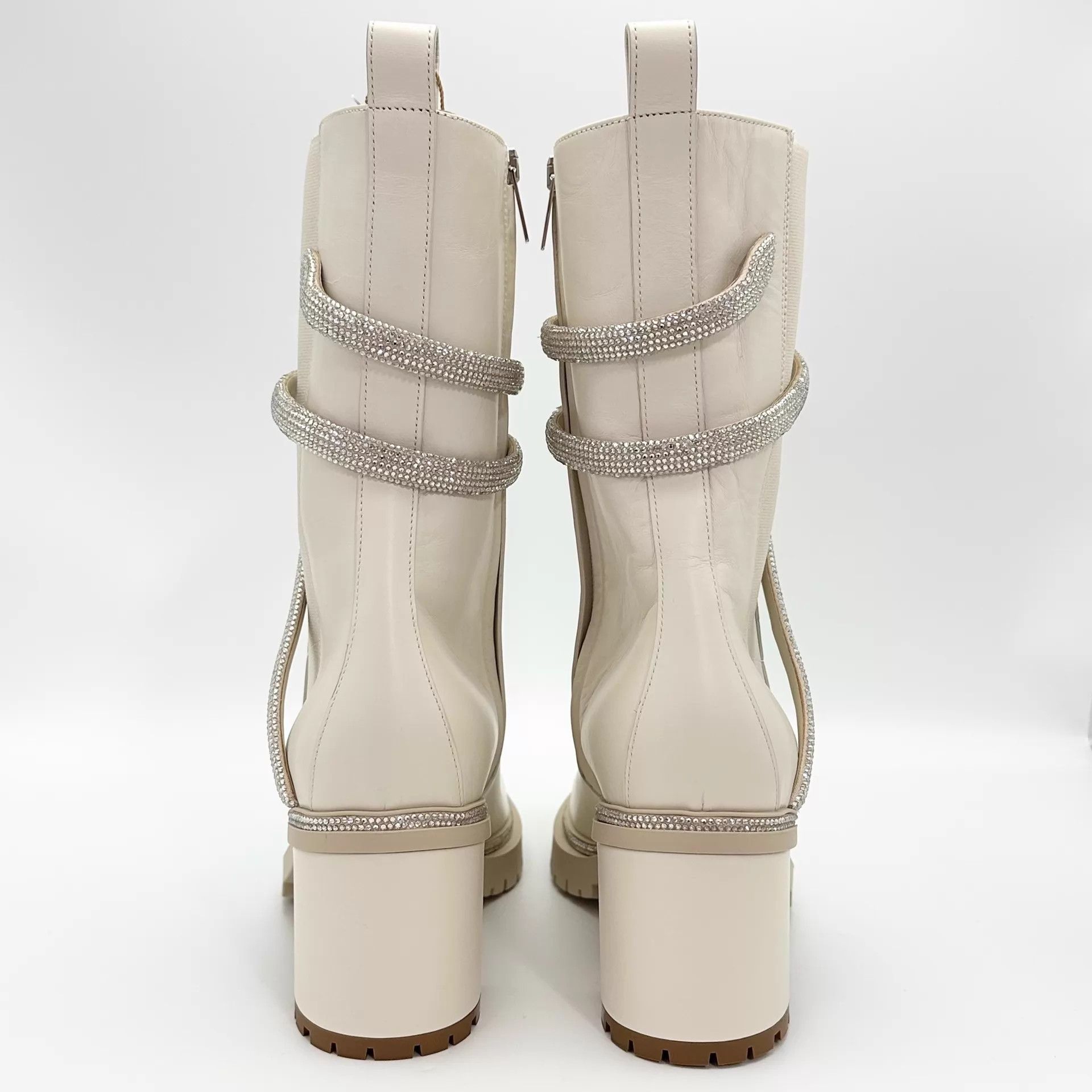 Rene Caovilla RC Crystal-Embellished Short Boots 39.5 Size US 9 / IT 39 - 5 Thumbnail