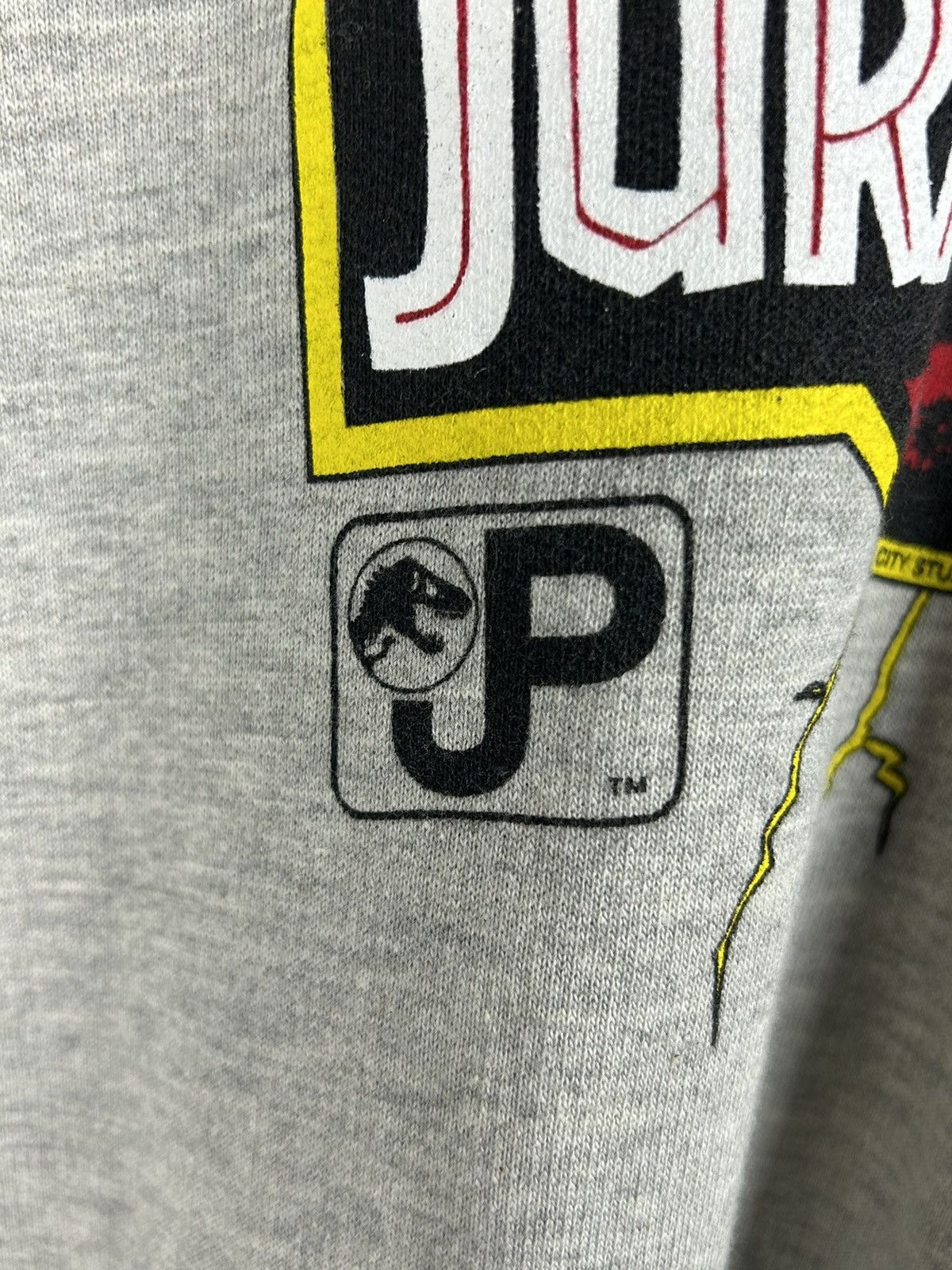 Vintage 90s Vintage Jurassic Park 1992 Lightning Strike Sweatshirt Size US M / EU 48-50 / 2 - 4 Thumbnail