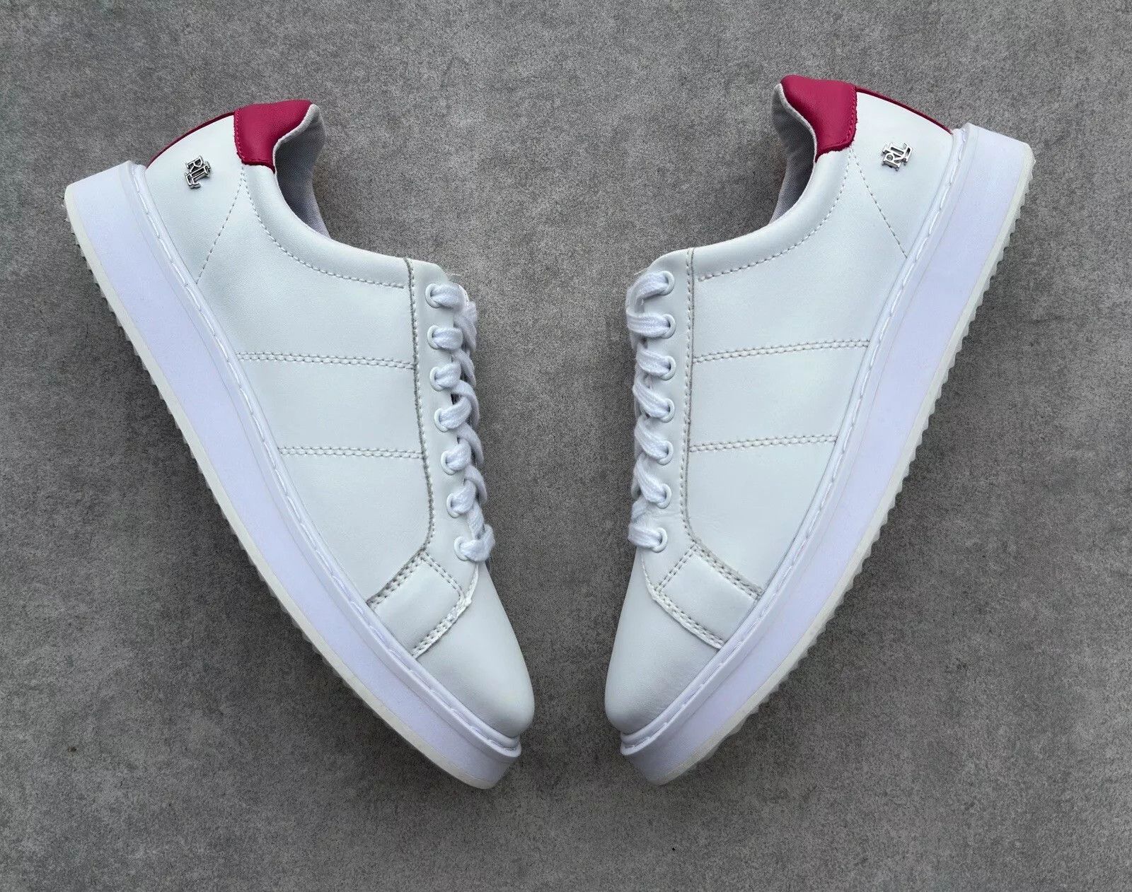 Polo Ralph Lauren Lauren Ralph Lauren Angeline II Leather Shoes Sneakers Size US 8.5 / IT 38.5 - 2 Thumbnail