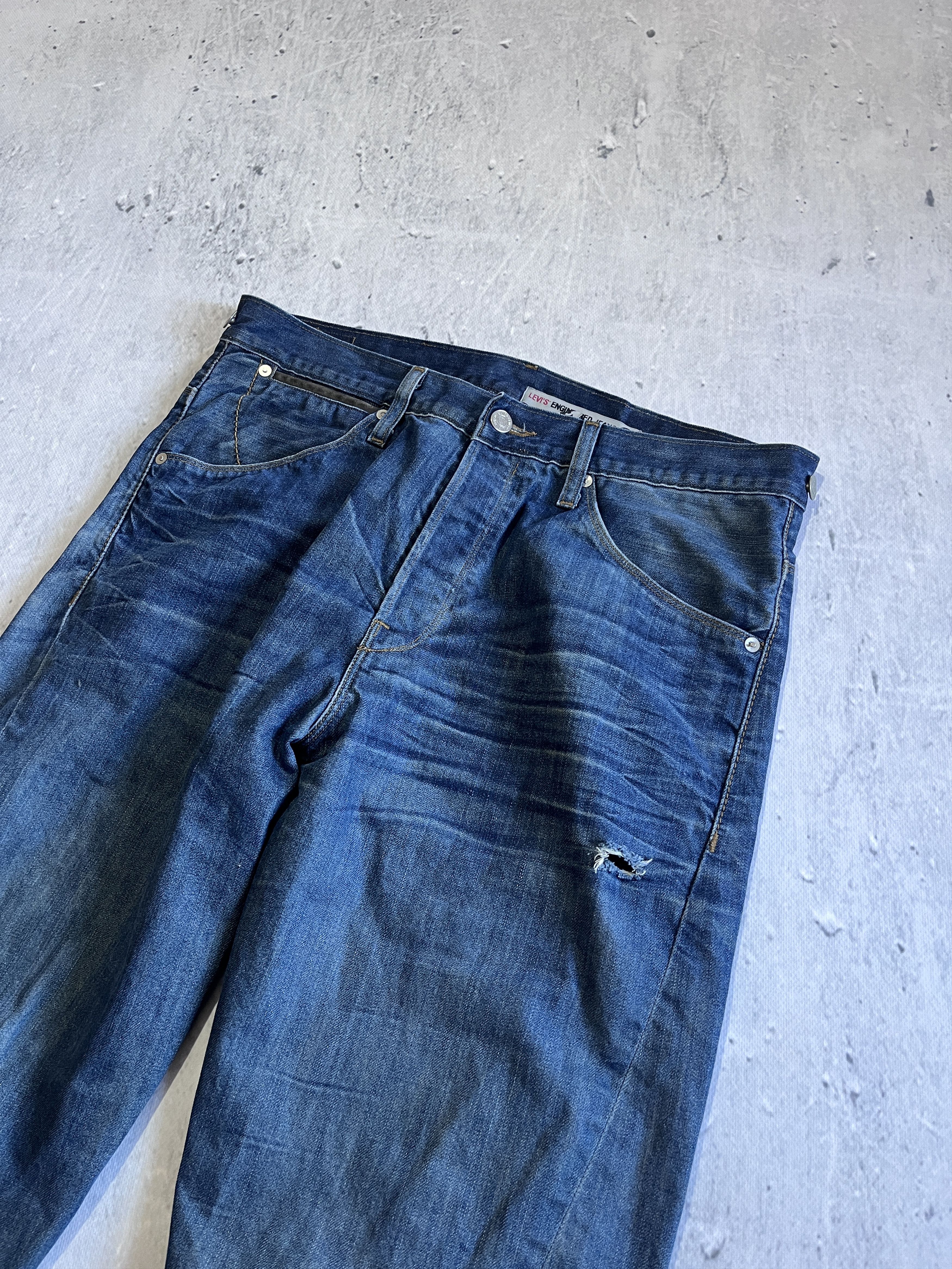 Levi's LEVI'S ENGINEERED JEANS 2009 TWISTED LEG VINTAGE Y2K DENIM Size US 33 - 5 Thumbnail