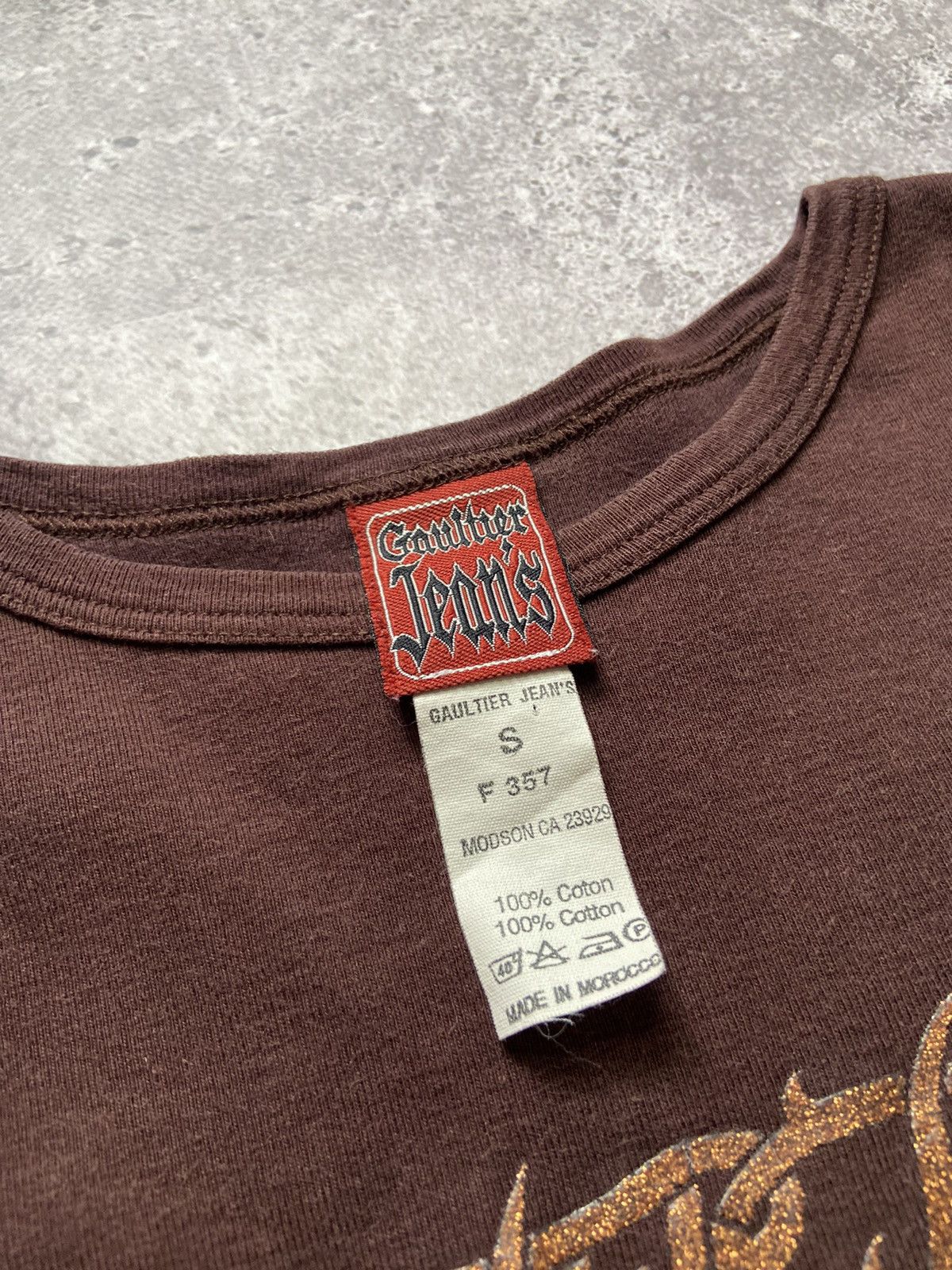 Jean Paul Gaultier Vintage 90’s JPG Gaultier Jean’s Tattoo Long Sleeve Shirt Size US S / EU 44-46 / 1 - 2 Thumbnail