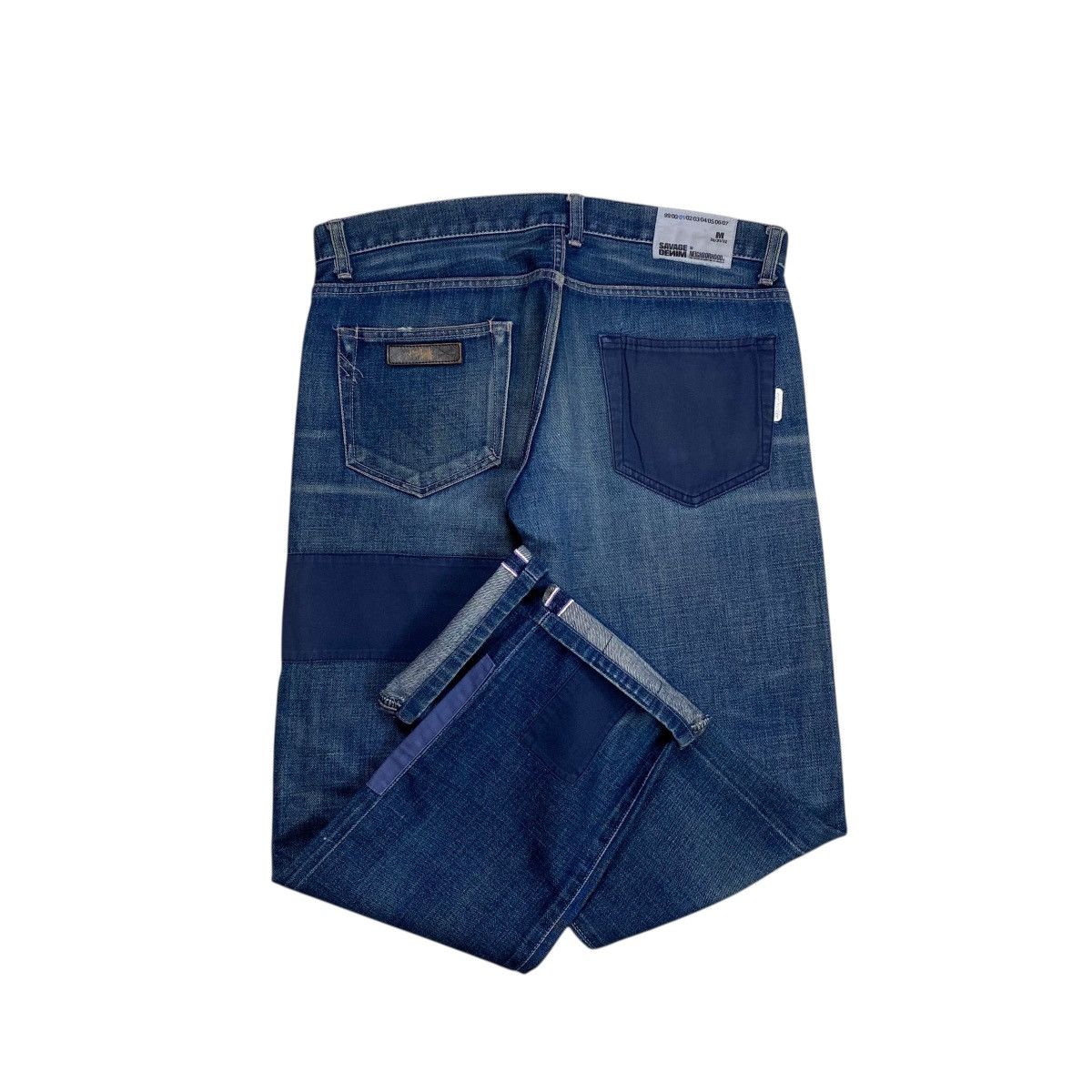 Neighborhood Neighrborhood Patchwork Savage Denim Selvedge Pants Size US 33 - 4 Thumbnail